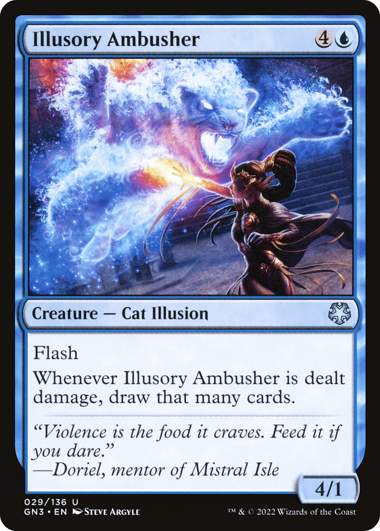 Illusory Ambusher — Game Night: Free-for-All — Magic: The Gathering