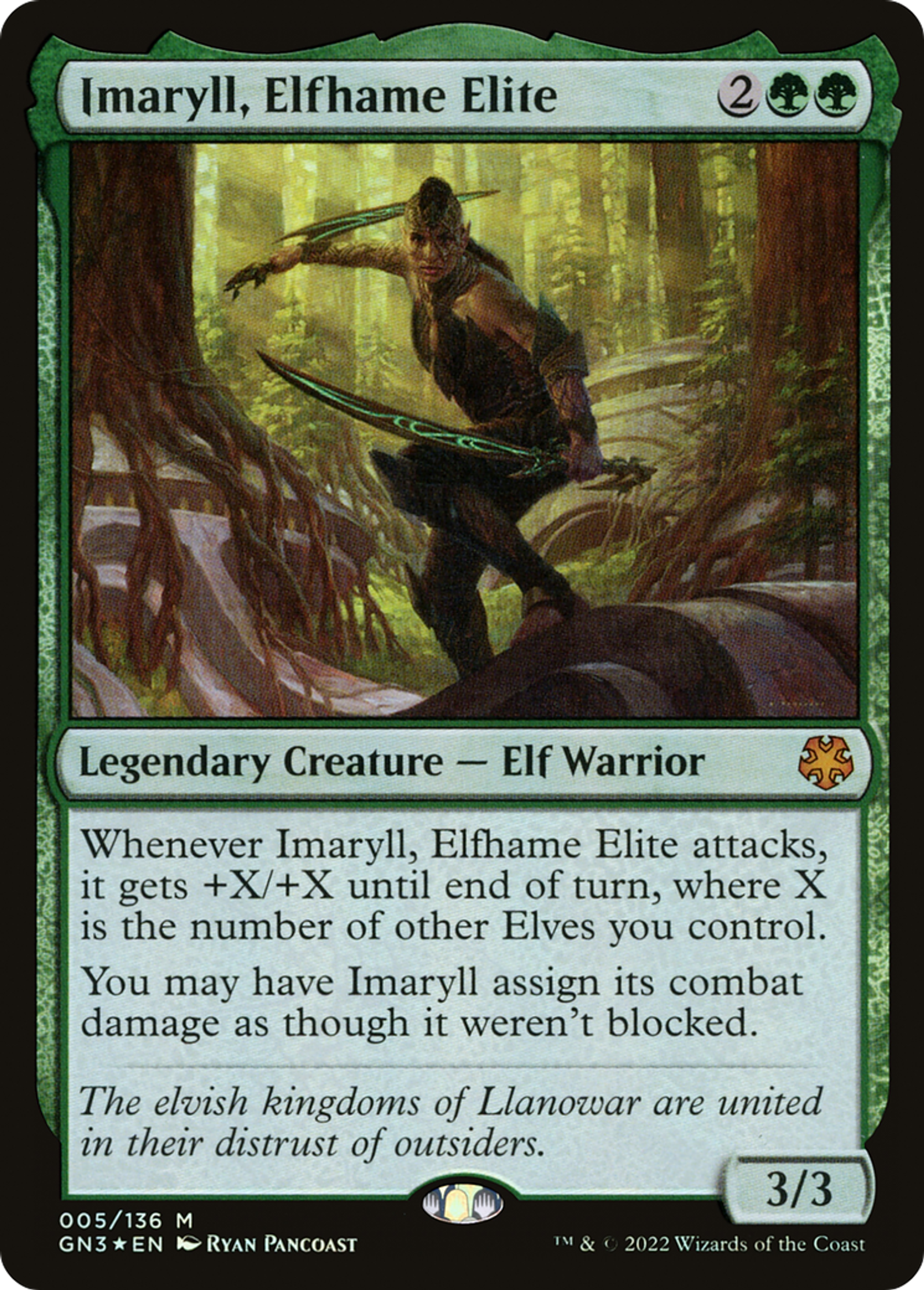 Imaryll, élite terrelfe — Game Night: Free-for-All — Magic: The Gathering