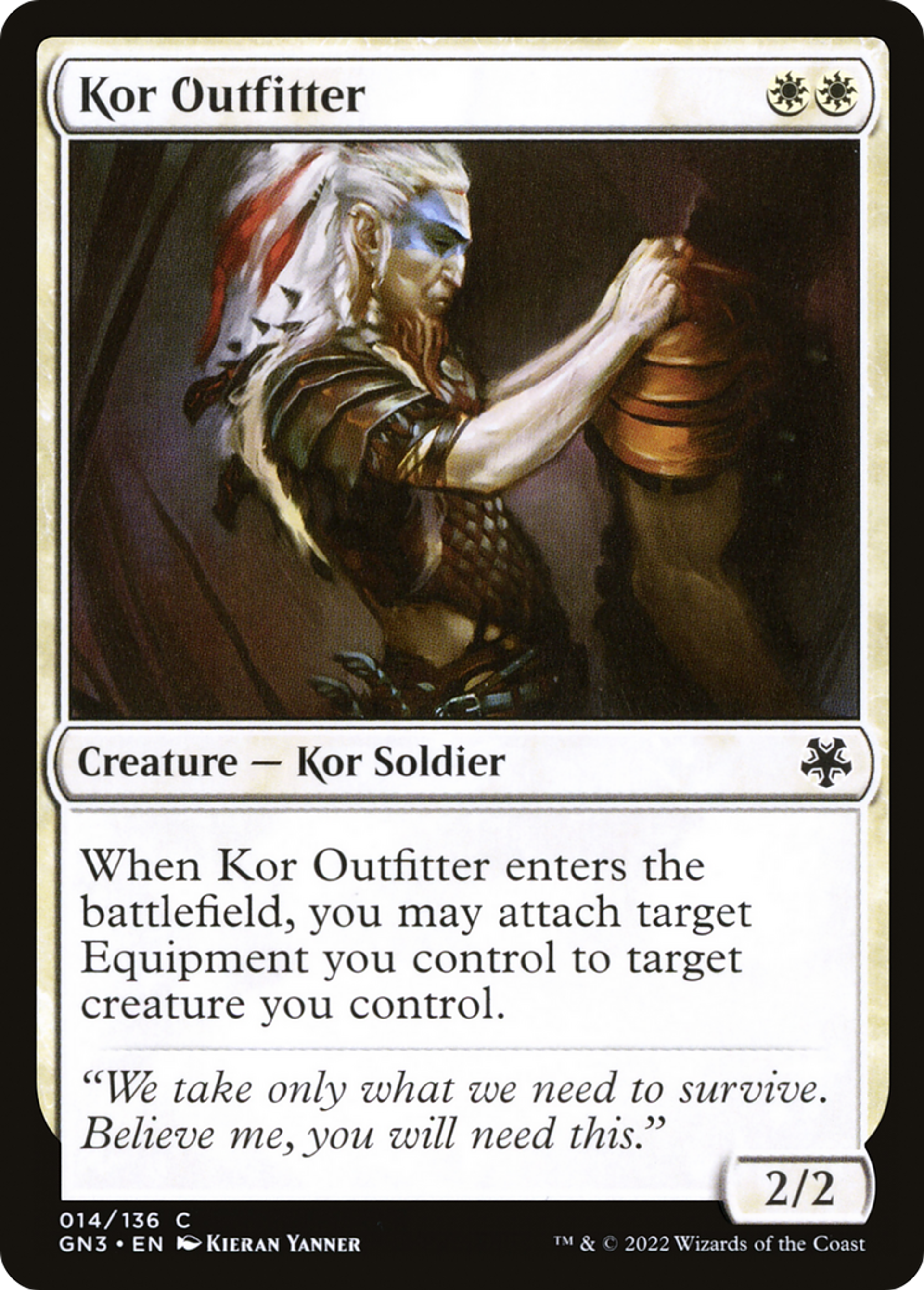 Équipeur kor — Game Night: Free-for-All — Magic: The Gathering