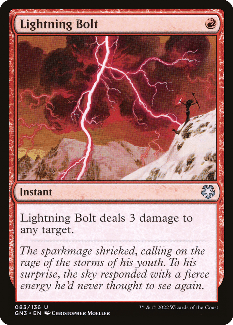 Lightning Bolt — Game Night: Free-for-All — Magic: The Gathering