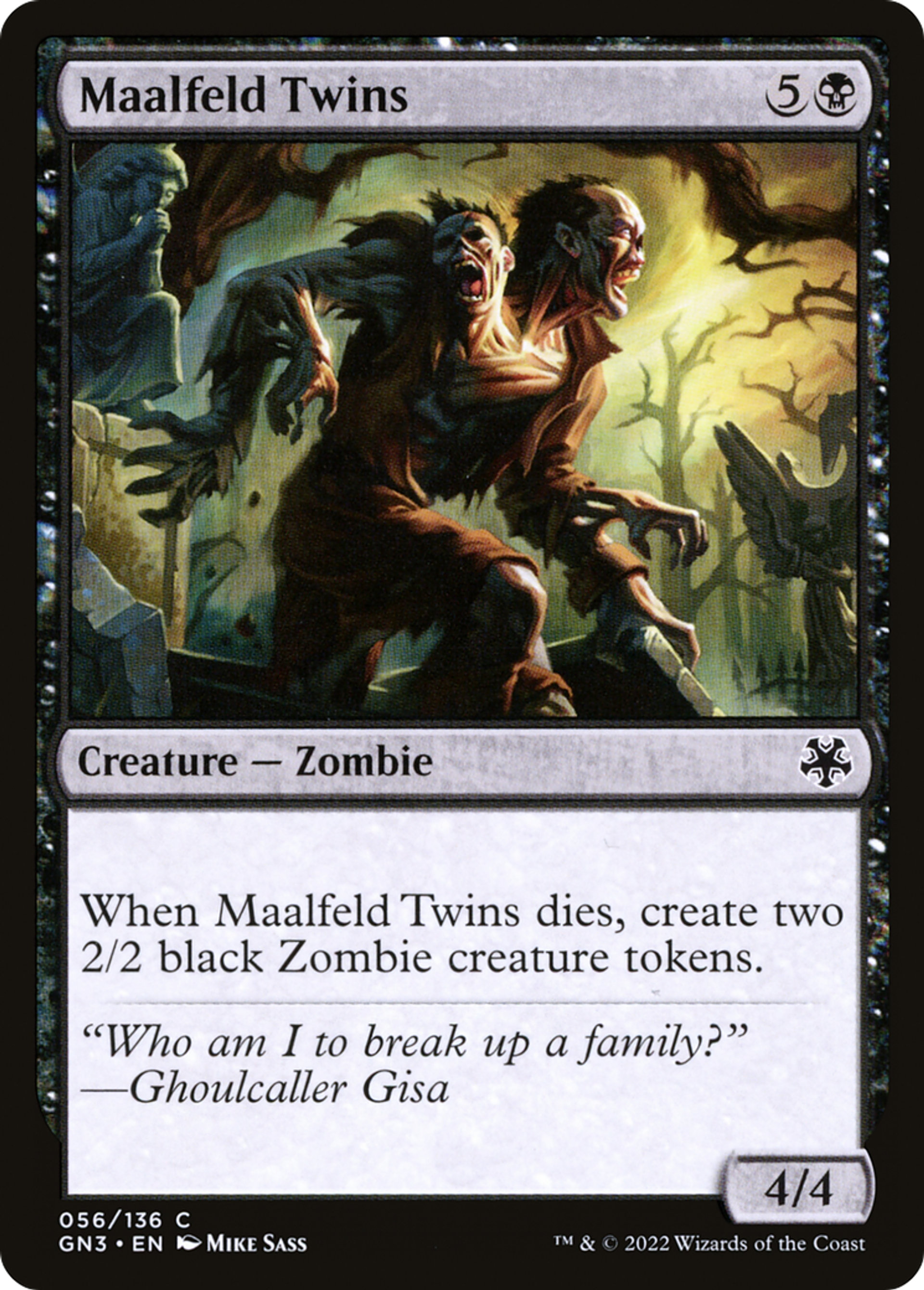 Jumeaux de Maälfeld — Game Night: Free-for-All — Magic: The Gathering
