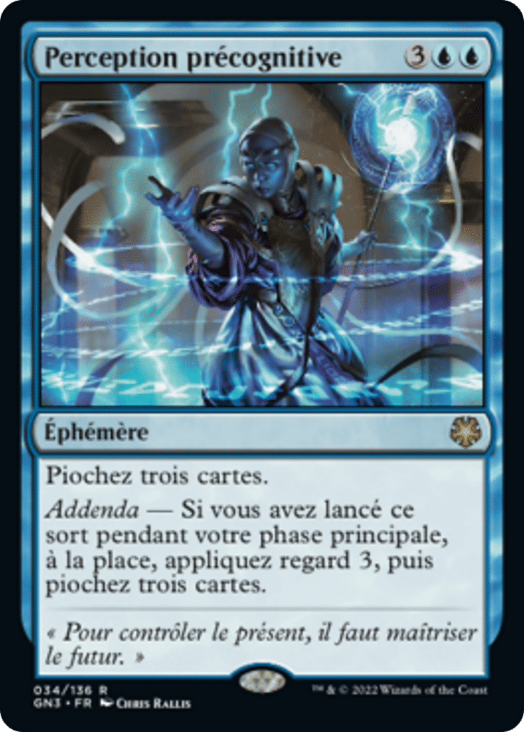 Perception précognitive — Game Night: Free-for-All — Magic: The Gathering