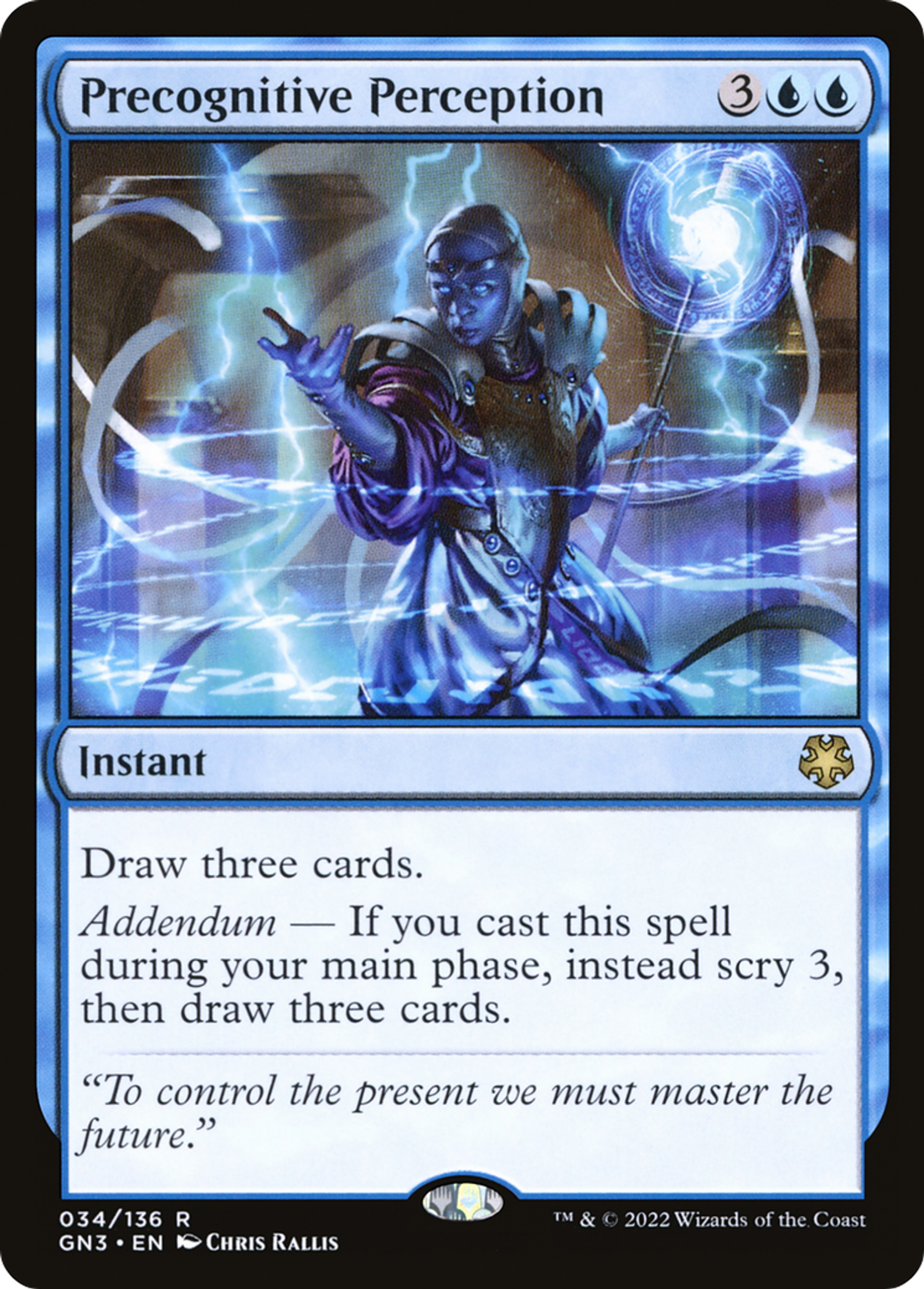 Perception précognitive — Game Night: Free-for-All — Magic: The Gathering