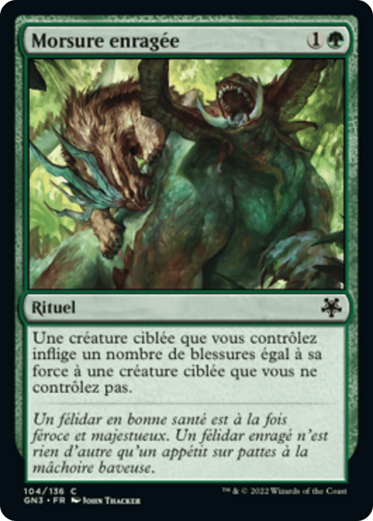 Morsure enragée — Game Night: Free-for-All — Magic: The Gathering