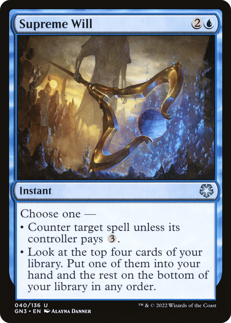 Supreme Will — Game Night: Free-for-All — Magic: The Gathering