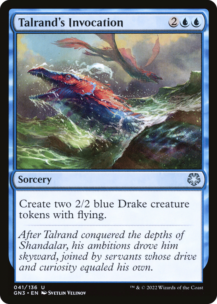 Talrand's Invocation — Game Night: Free-for-All — Magic: The Gathering
