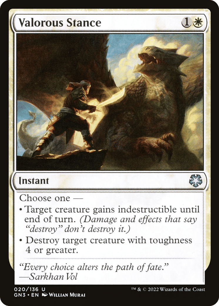 Valorous Stance — Game Night: Free-for-All — Magic: The Gathering
