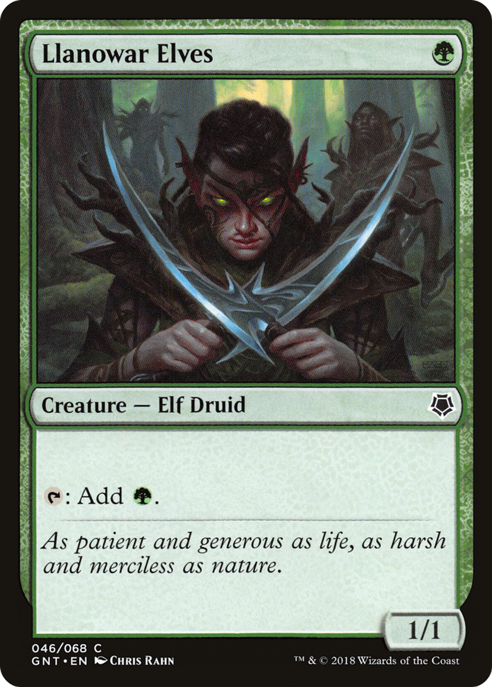 Llanowar Elves — Game Night — Magic: The Gathering