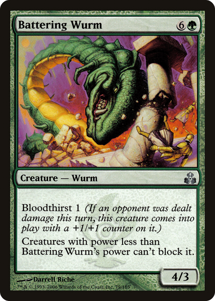 Battering Wurm — Guildpact — Magic: The Gathering