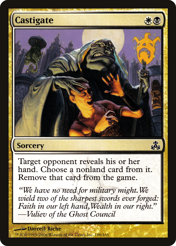Castigate — Guildpact — Magic: The Gathering