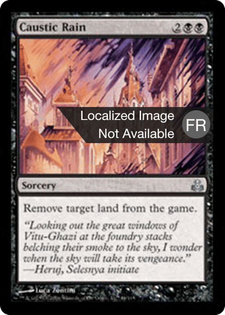 Pluie caustique — Guildpact — Magic: The Gathering