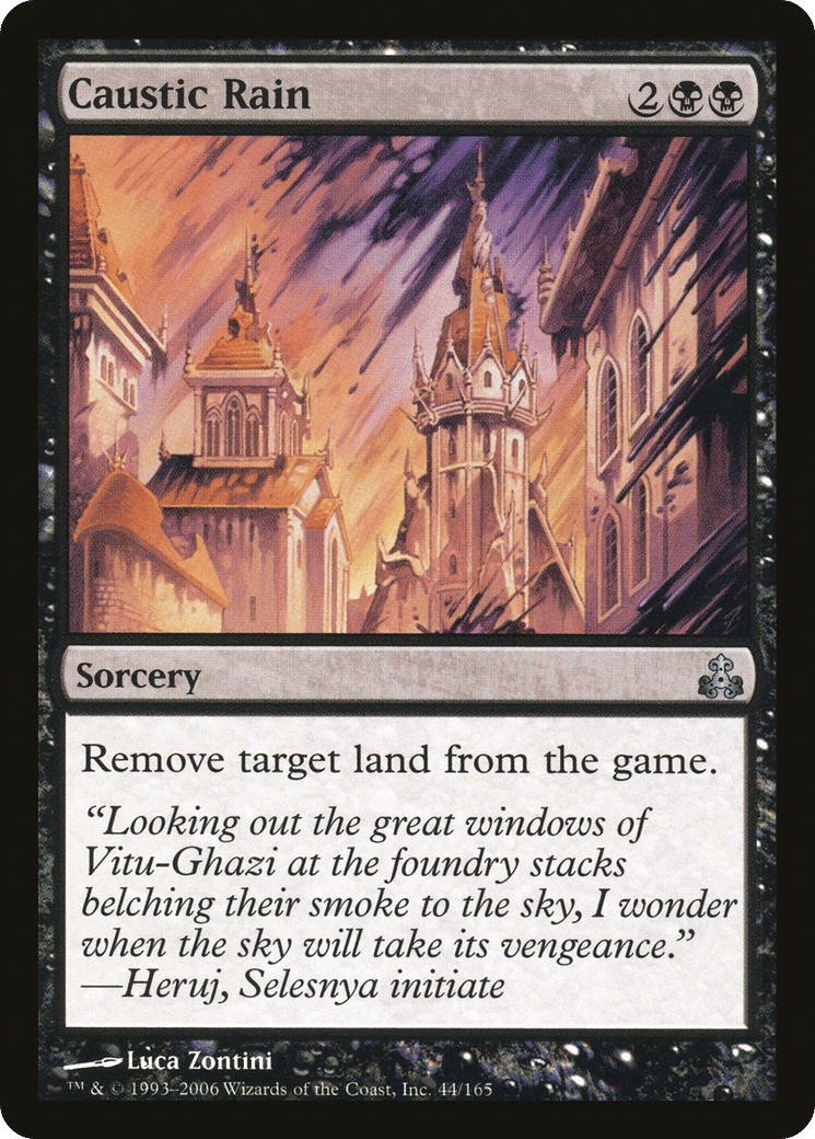 Caustic Rain — Guildpact — Magic: The Gathering