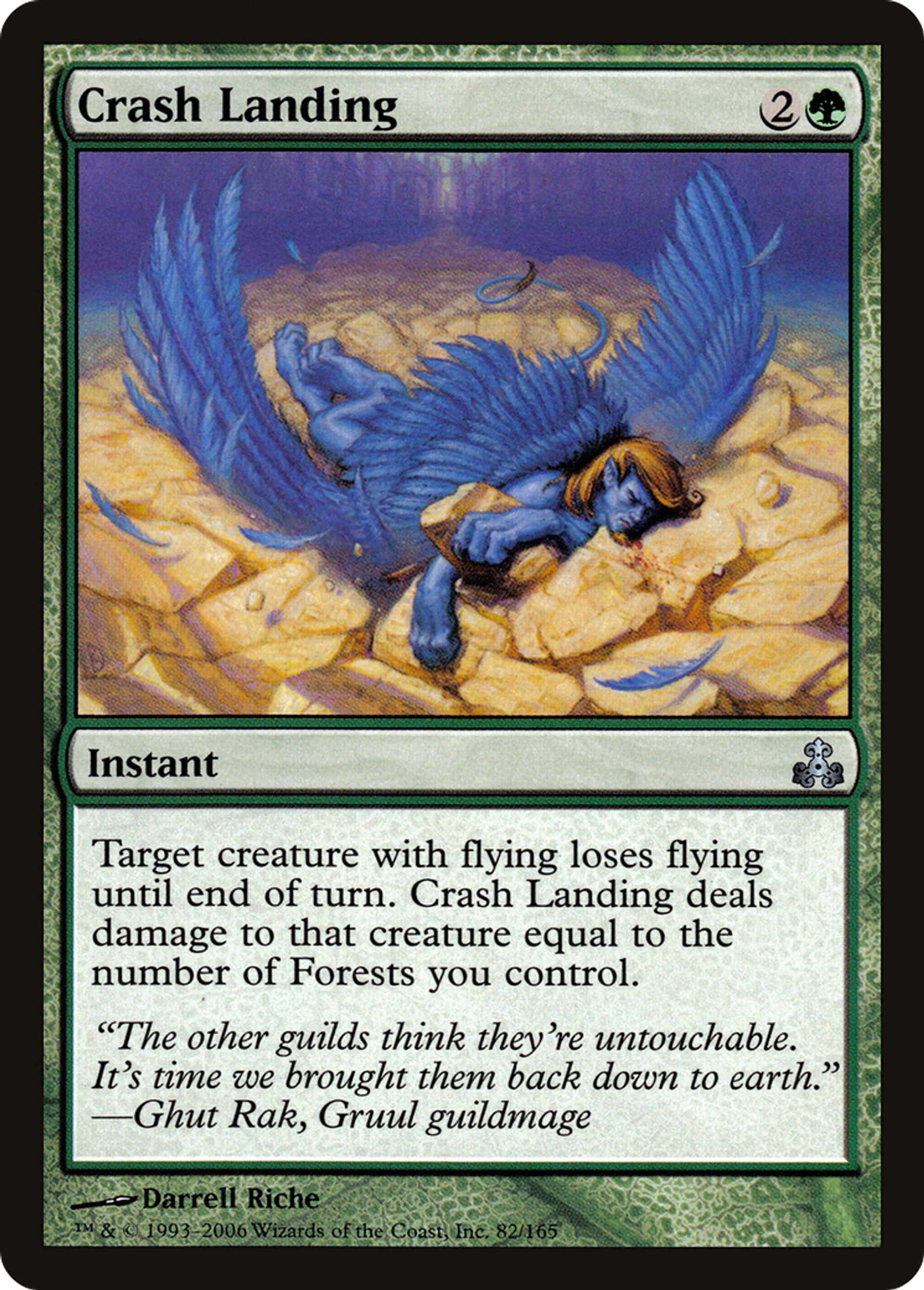 Crash Landing — Guildpact — Magic: The Gathering