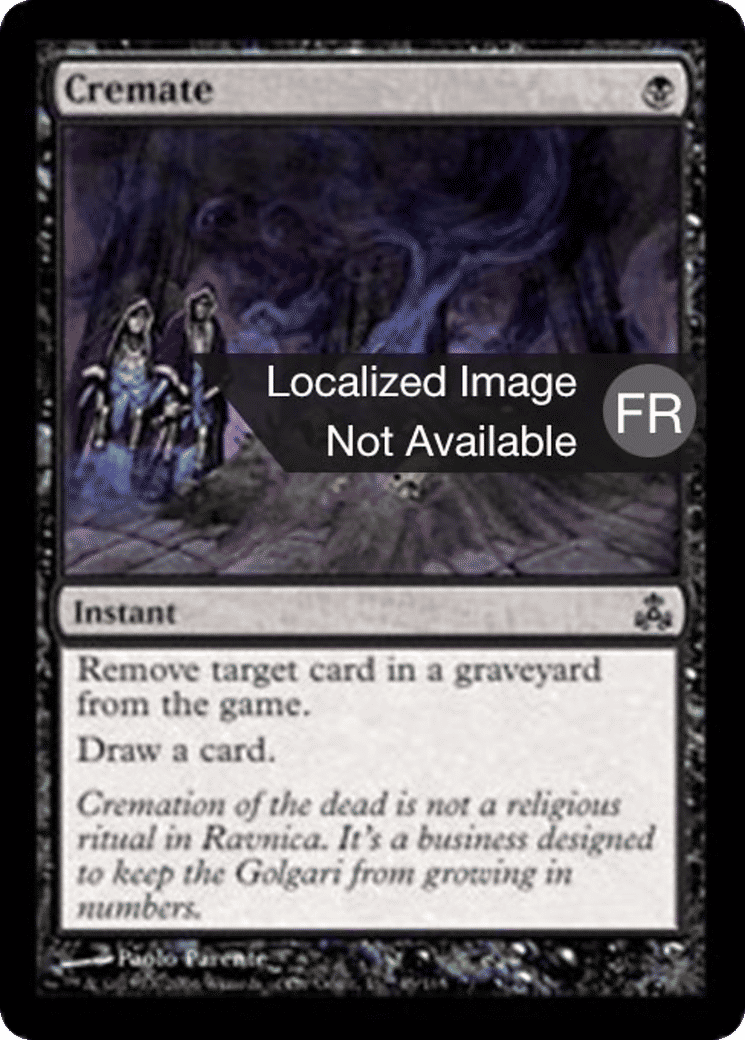 Crémation — Guildpact — Magic: The Gathering