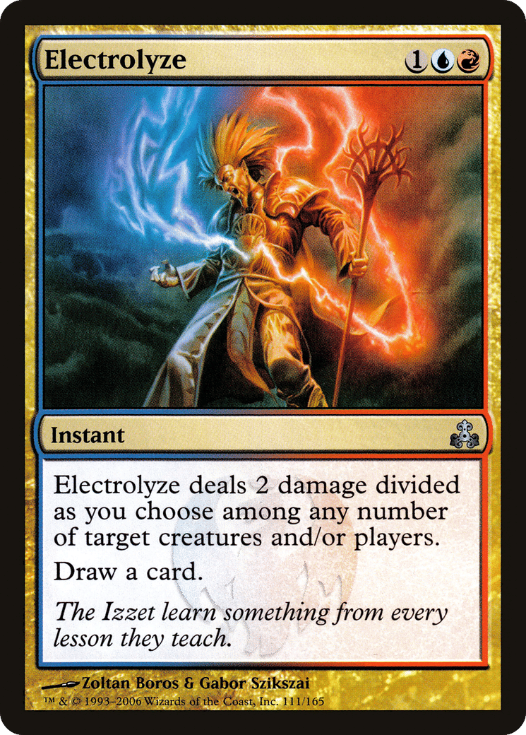 Electrolyze — Guildpact — Magic: The Gathering