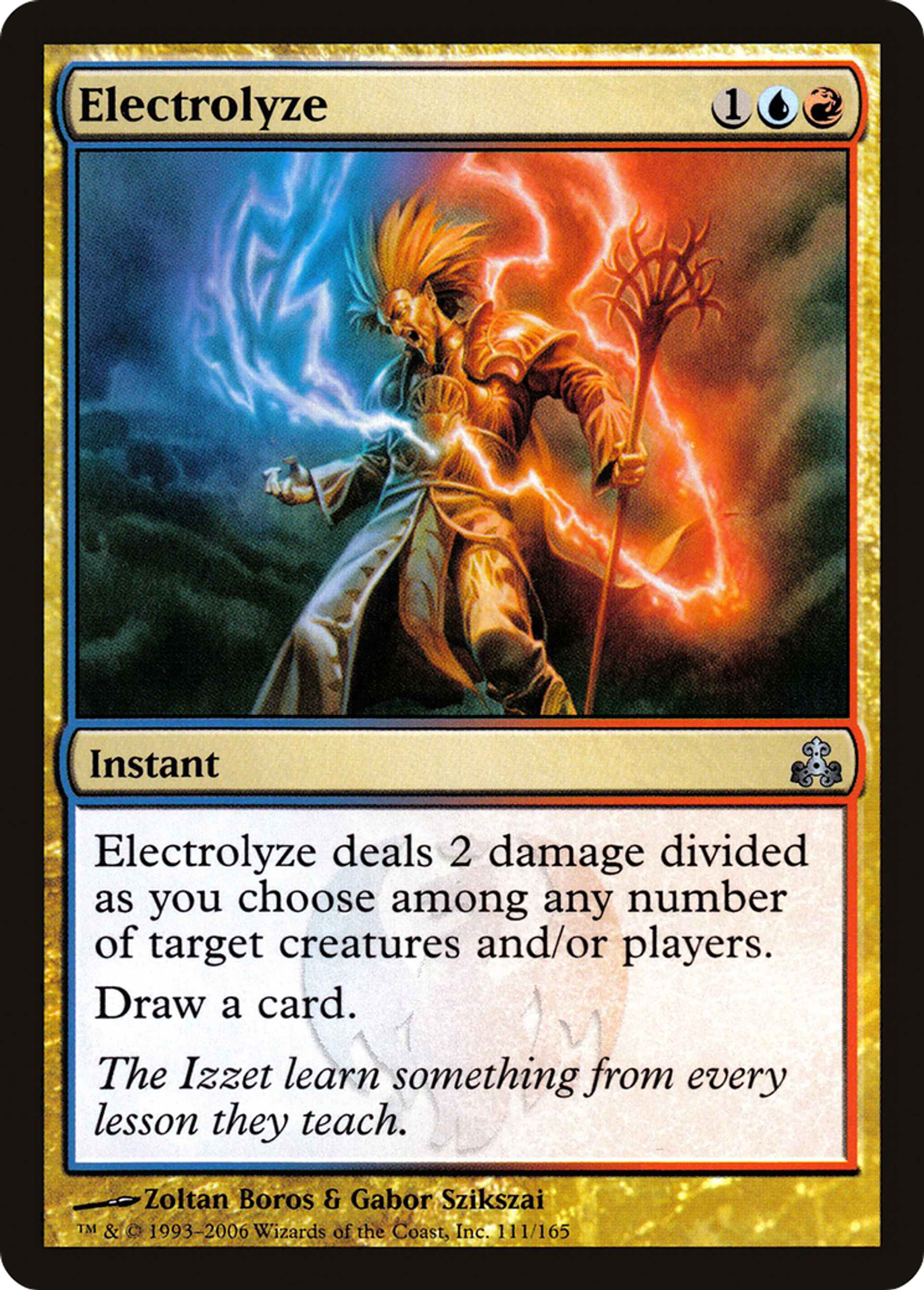 Electrolyze — Guildpact — Magic: The Gathering