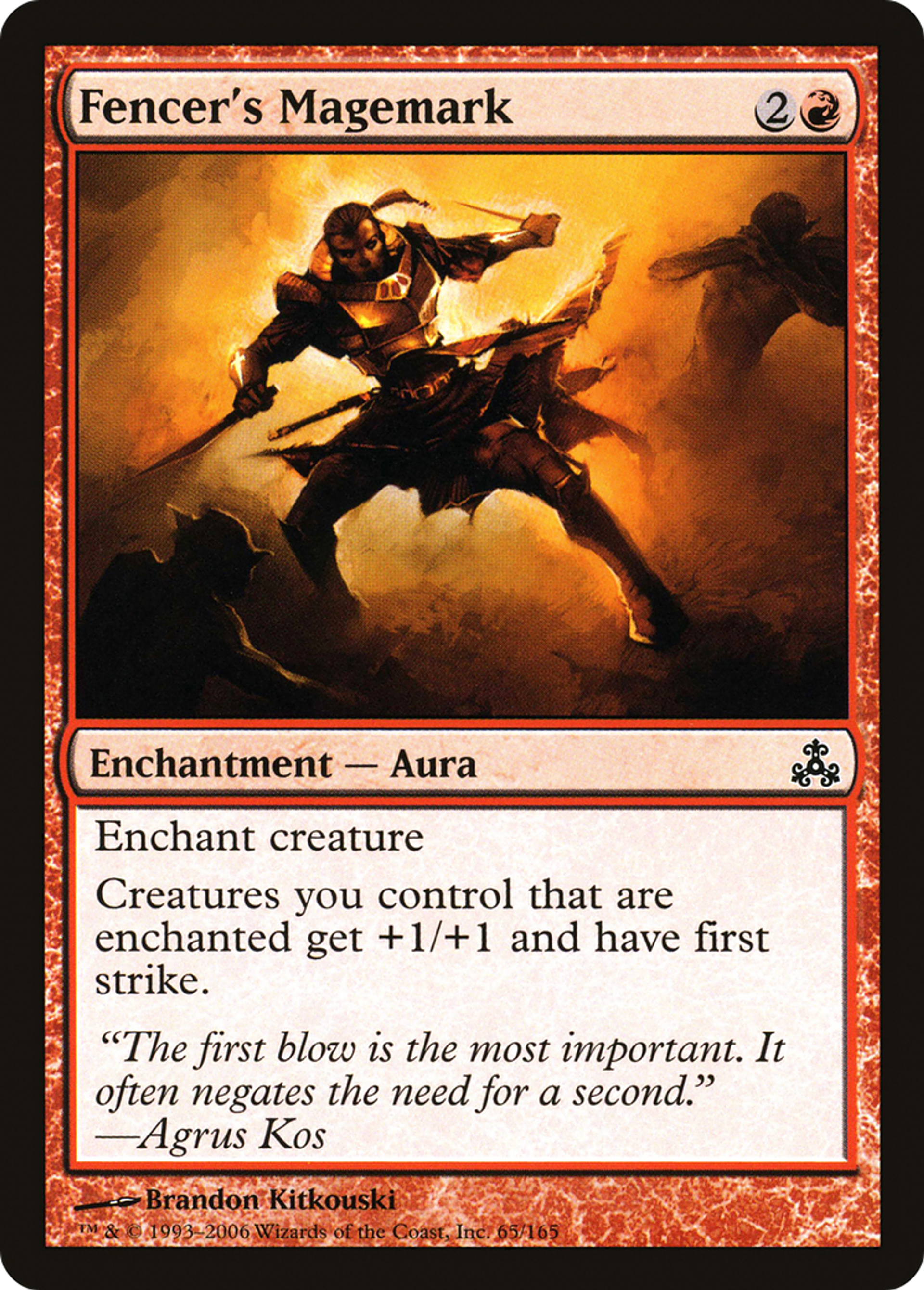 Fencer's Magemark — Guildpact — Magic: The Gathering
