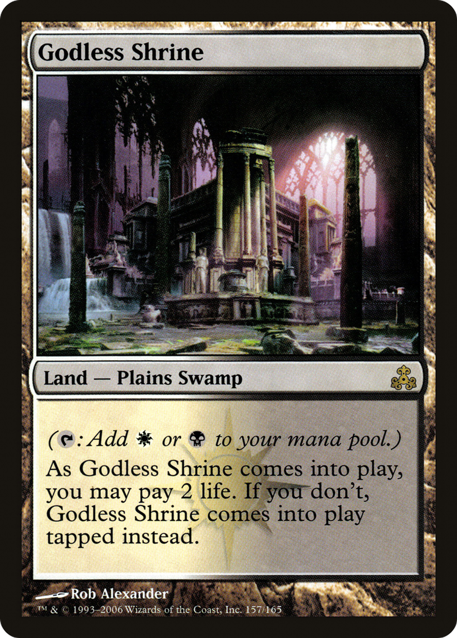 Godless Shrine — Guildpact — Magic: The Gathering