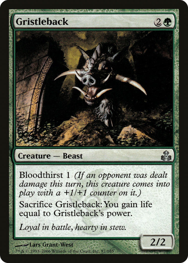Gristleback — Guildpact — Magic: The Gathering