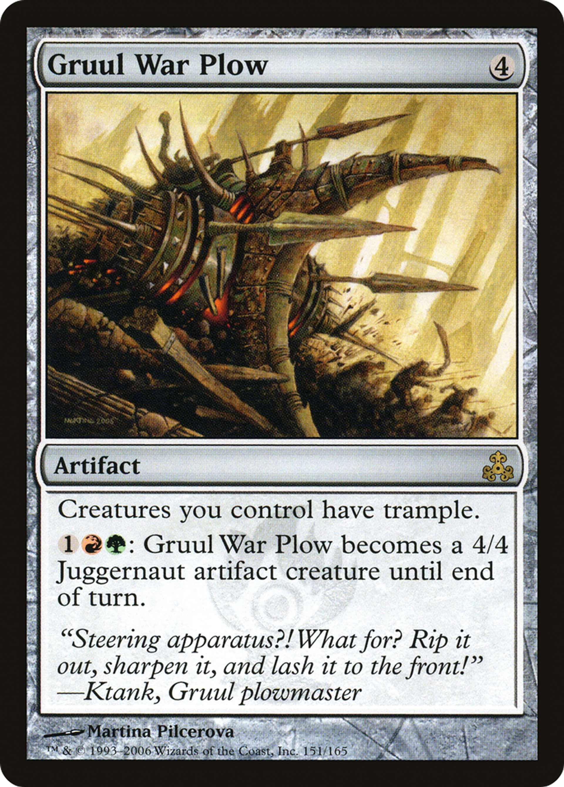 Gruul War Plow — Guildpact — Magic: The Gathering