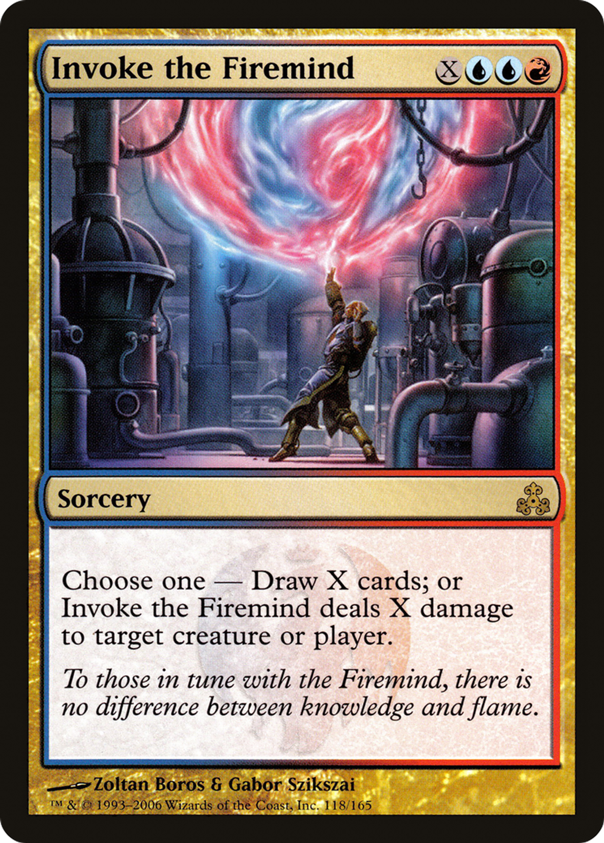 Invoke the Firemind — Guildpact — Magic: The Gathering