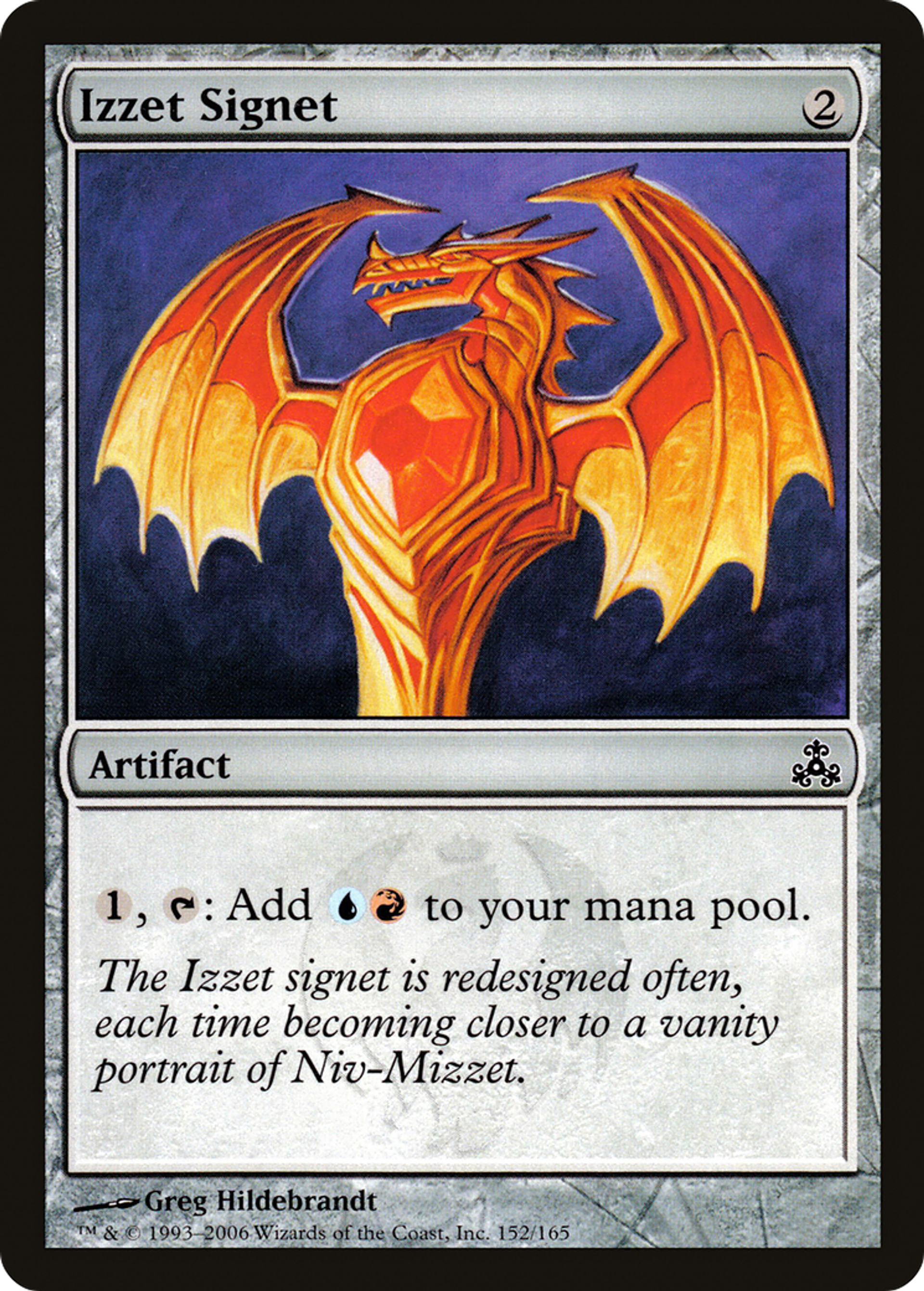 Izzet Signet — Guildpact — Magic: The Gathering
