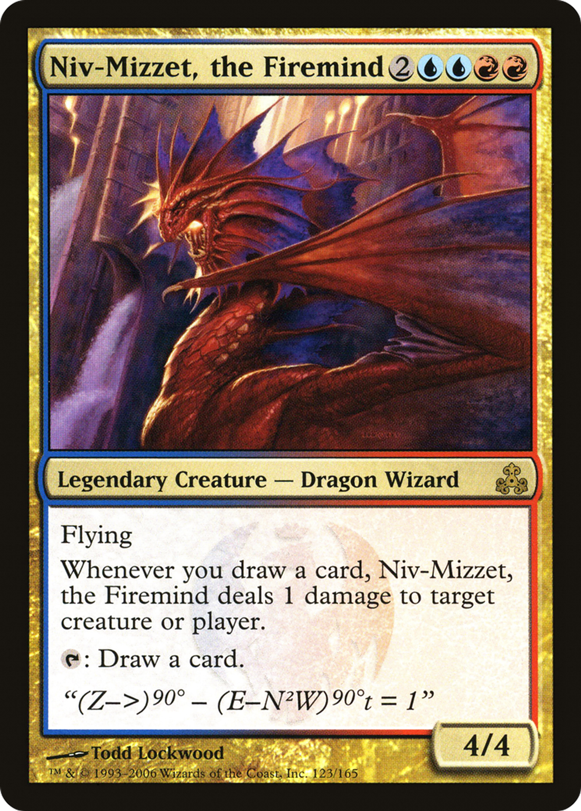 Niv-Mizzet, the Firemind — Guildpact — Magic: The Gathering