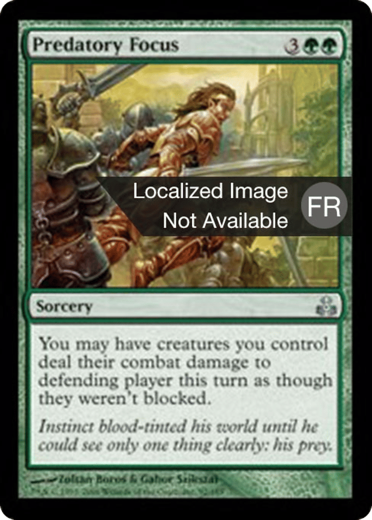 Focus prédatoire — Guildpact — Magic: The Gathering