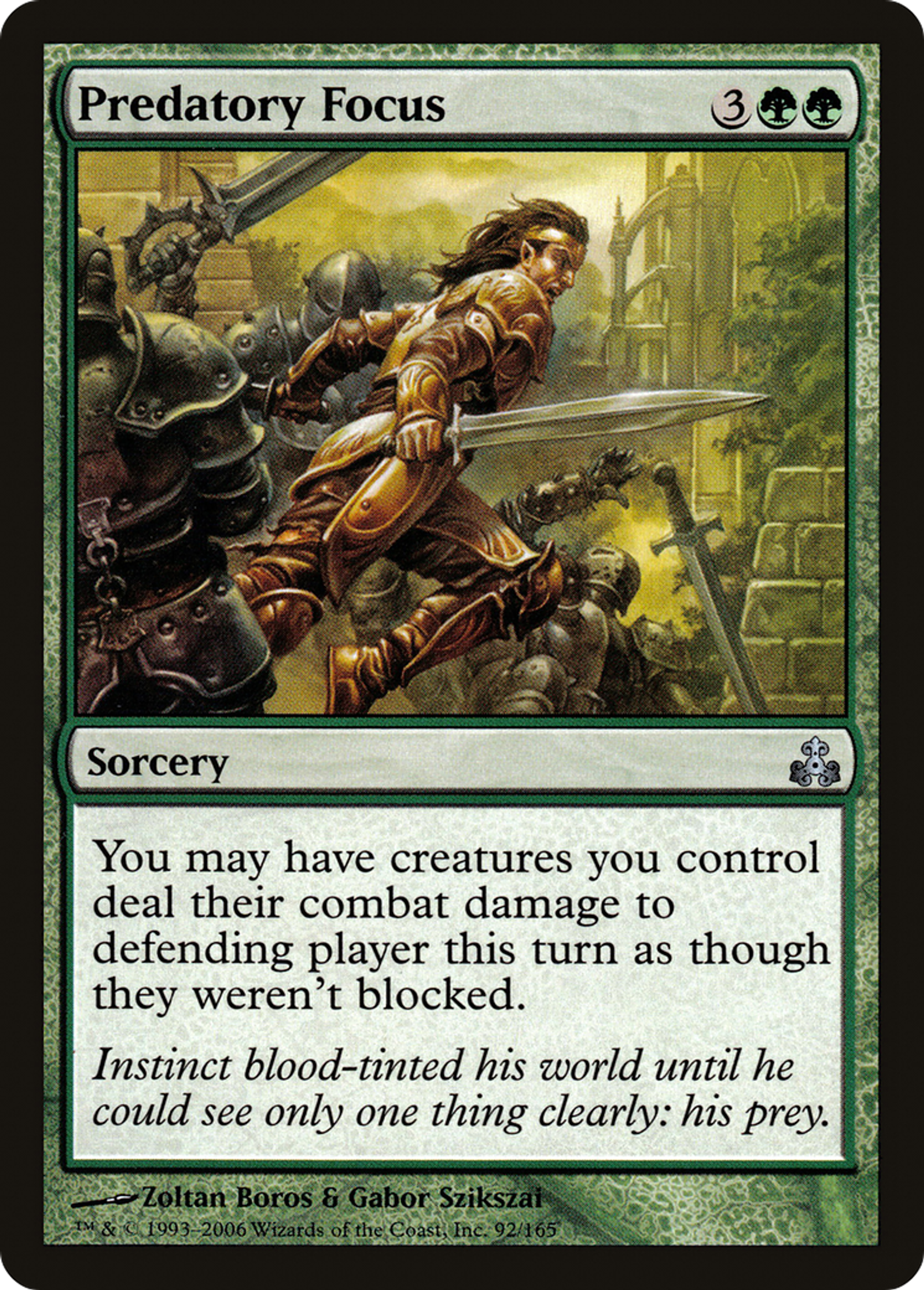Predatory Focus — Guildpact — Magic: The Gathering