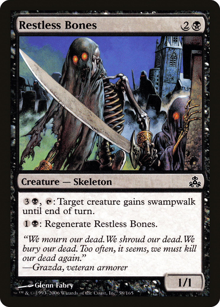 Restless Bones — Guildpact — Magic: The Gathering