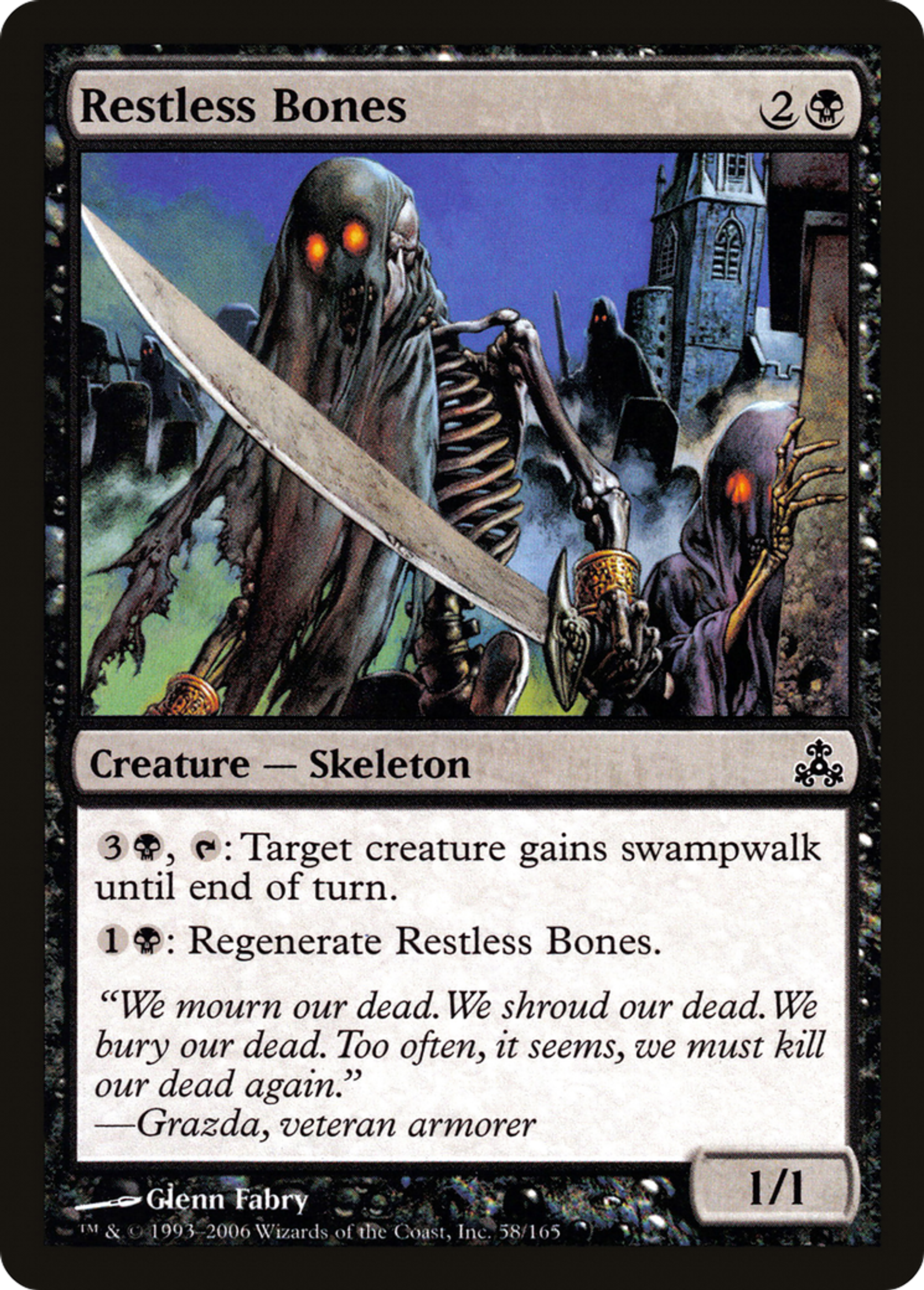 Restless Bones — Guildpact — Magic: The Gathering