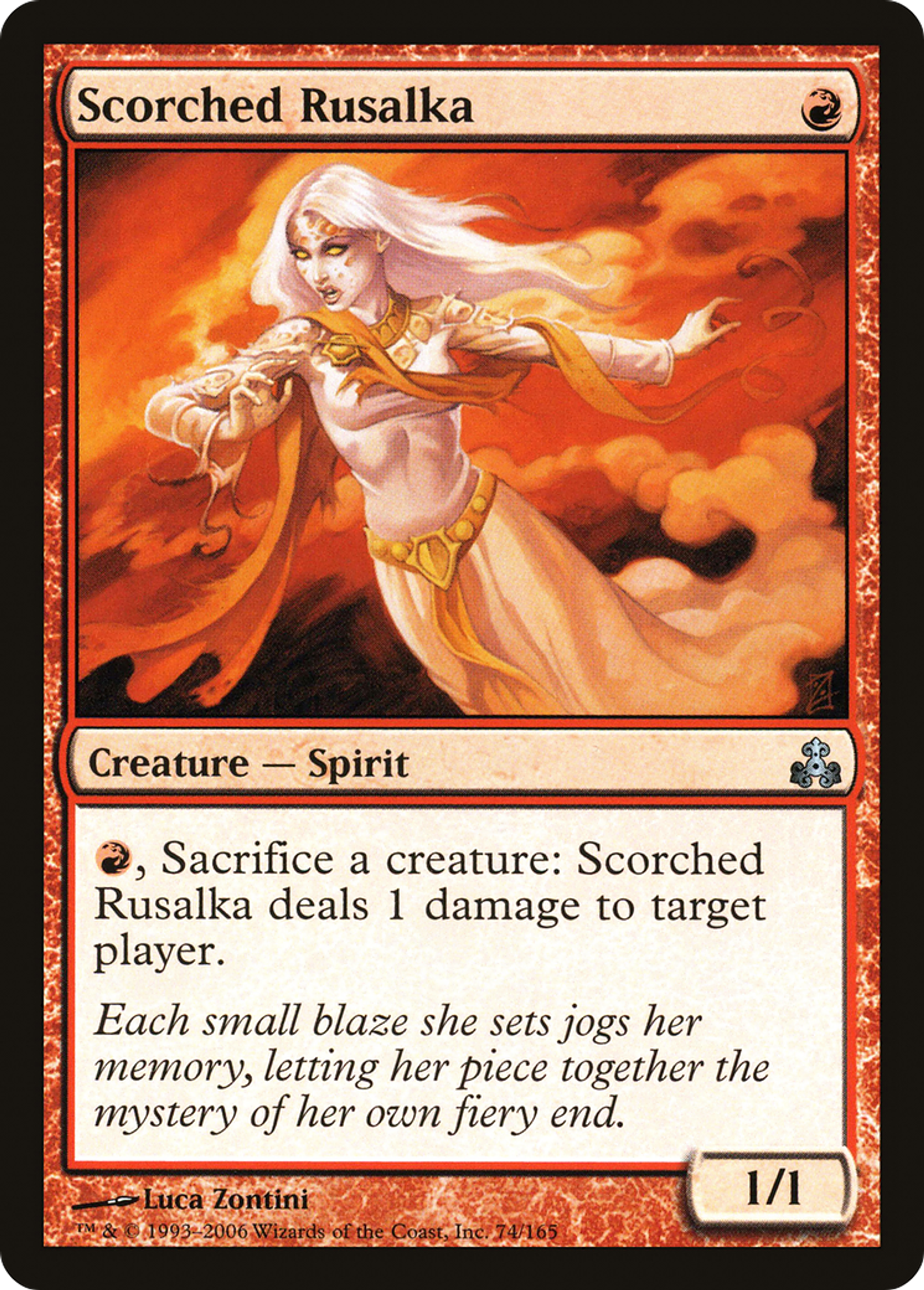 Scorched Rusalka — Guildpact — Magic: The Gathering