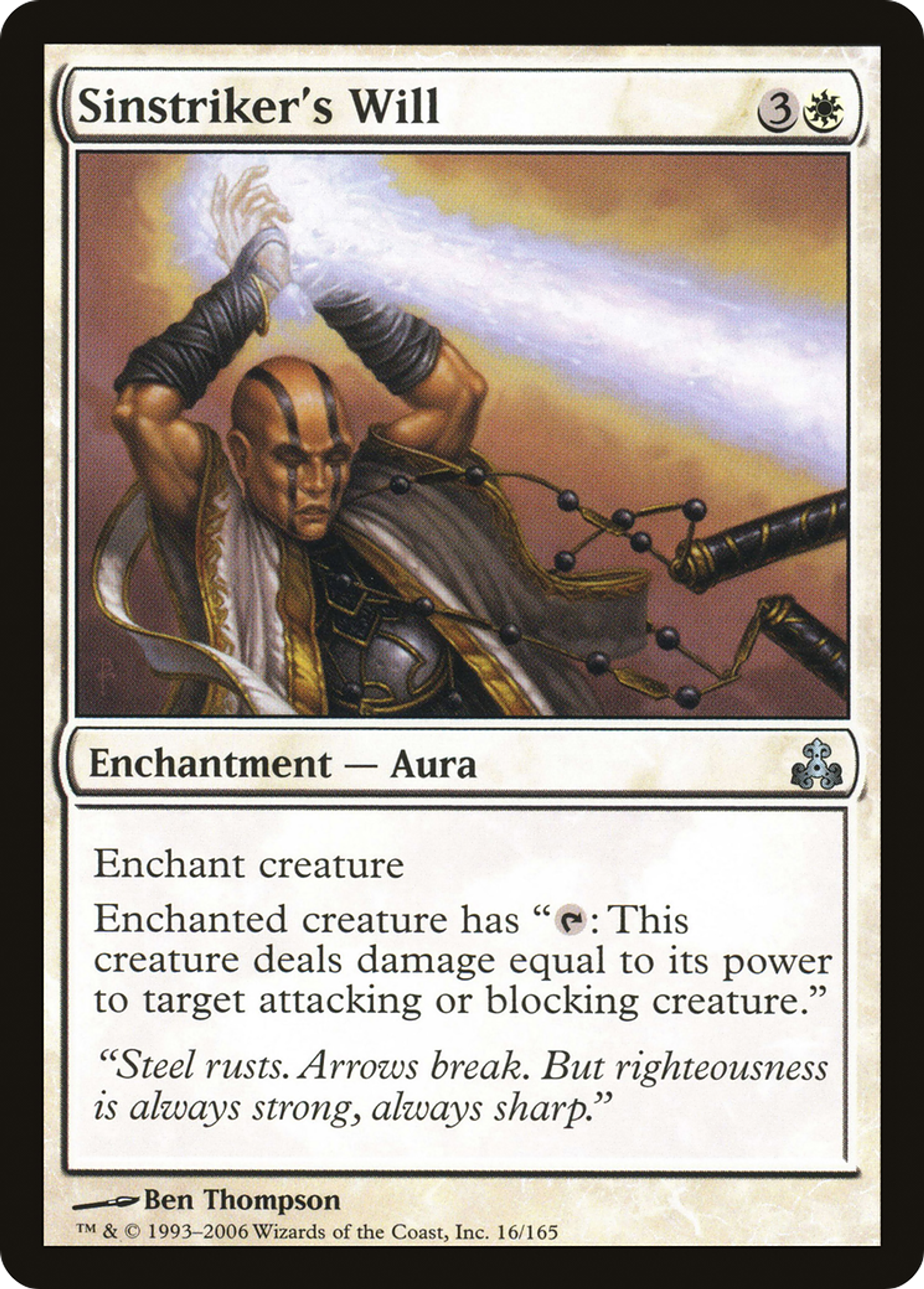 Sinstriker's Will — Guildpact — Magic: The Gathering
