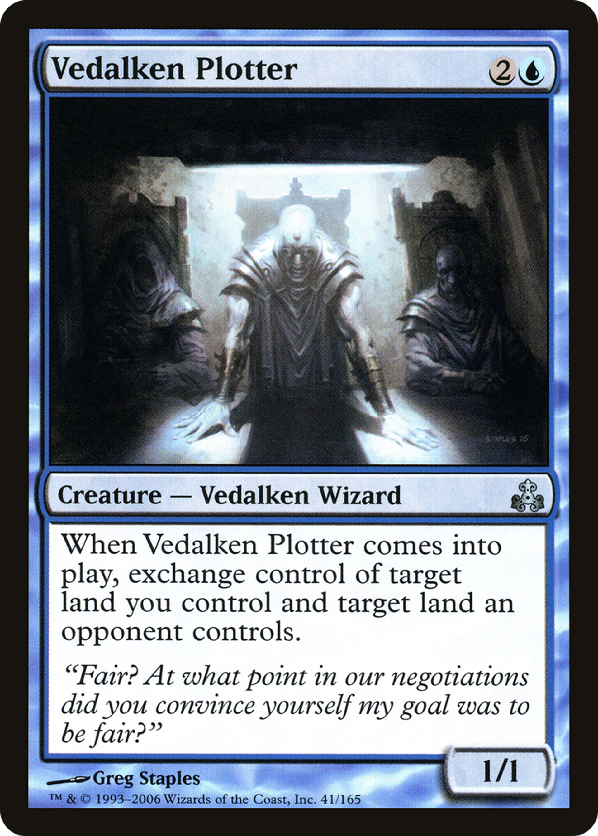 Vedalken Plotter — Guildpact — Magic: The Gathering
