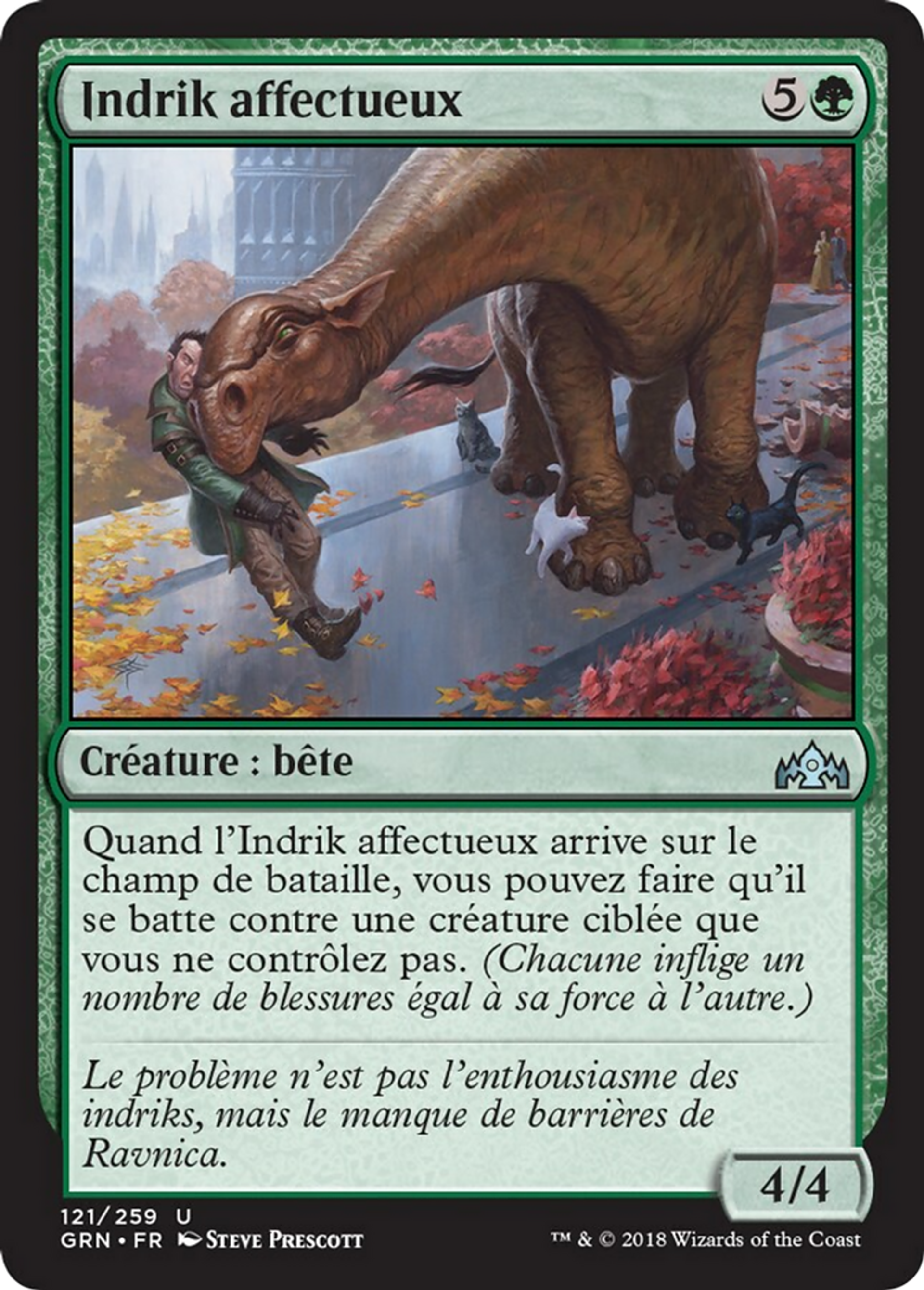 Indrik affectueux — Guilds of Ravnica — Magic: The Gathering