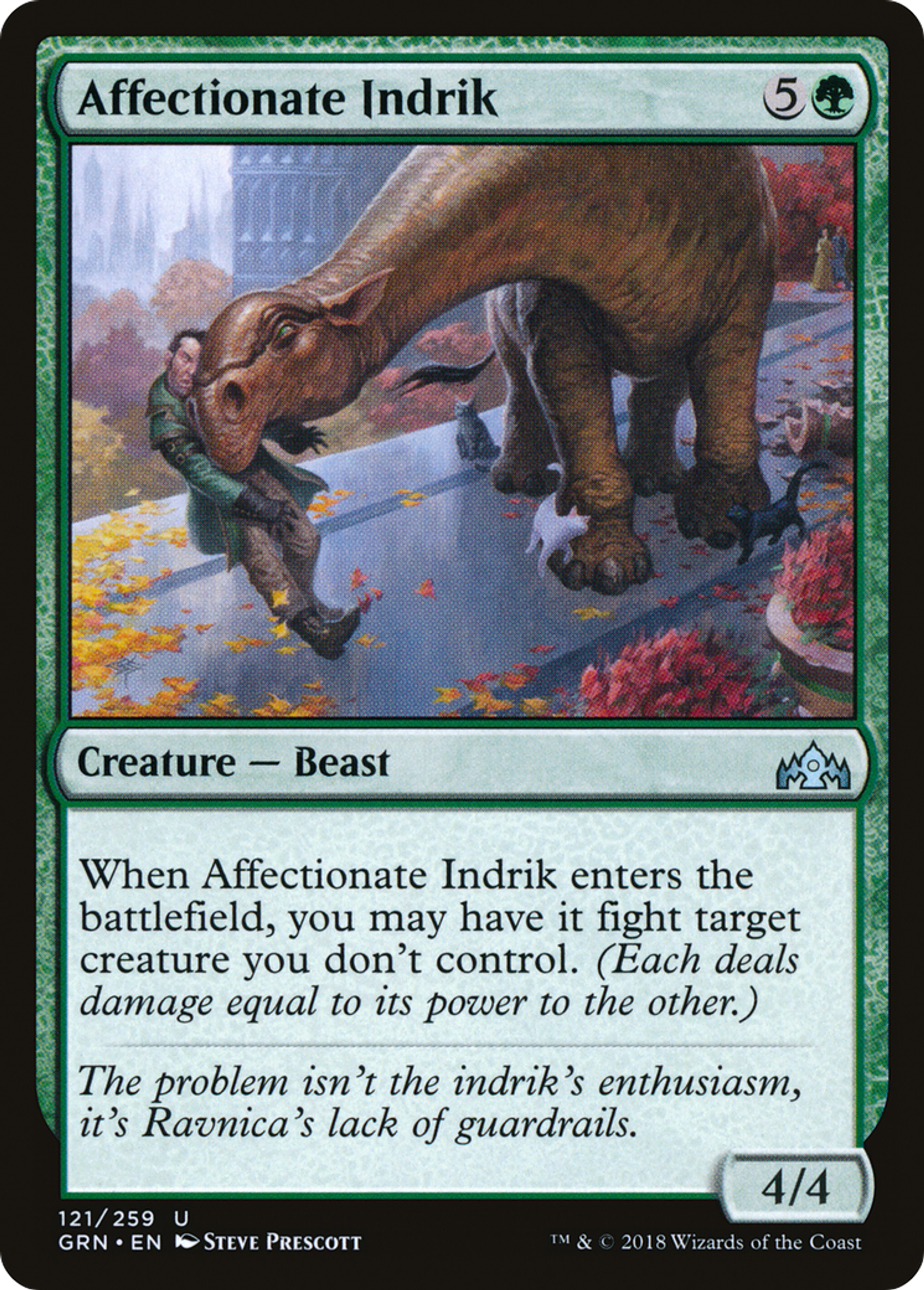 Indrik affectueux — Guilds of Ravnica — Magic: The Gathering