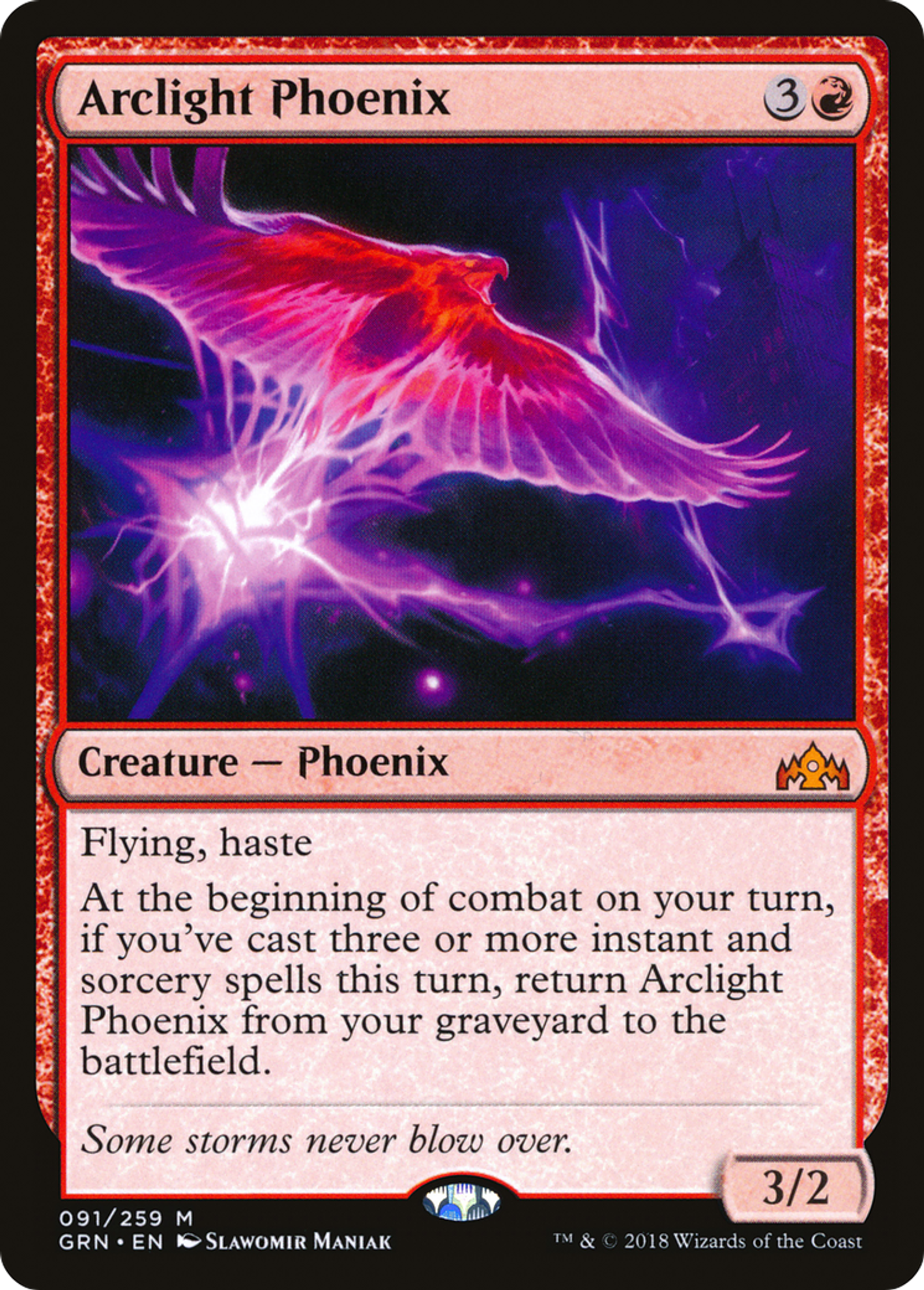 Phénix d'arc — Guilds of Ravnica — Magic: The Gathering