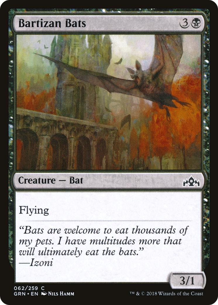 Bartizan Bats — Guilds of Ravnica — Magic: The Gathering