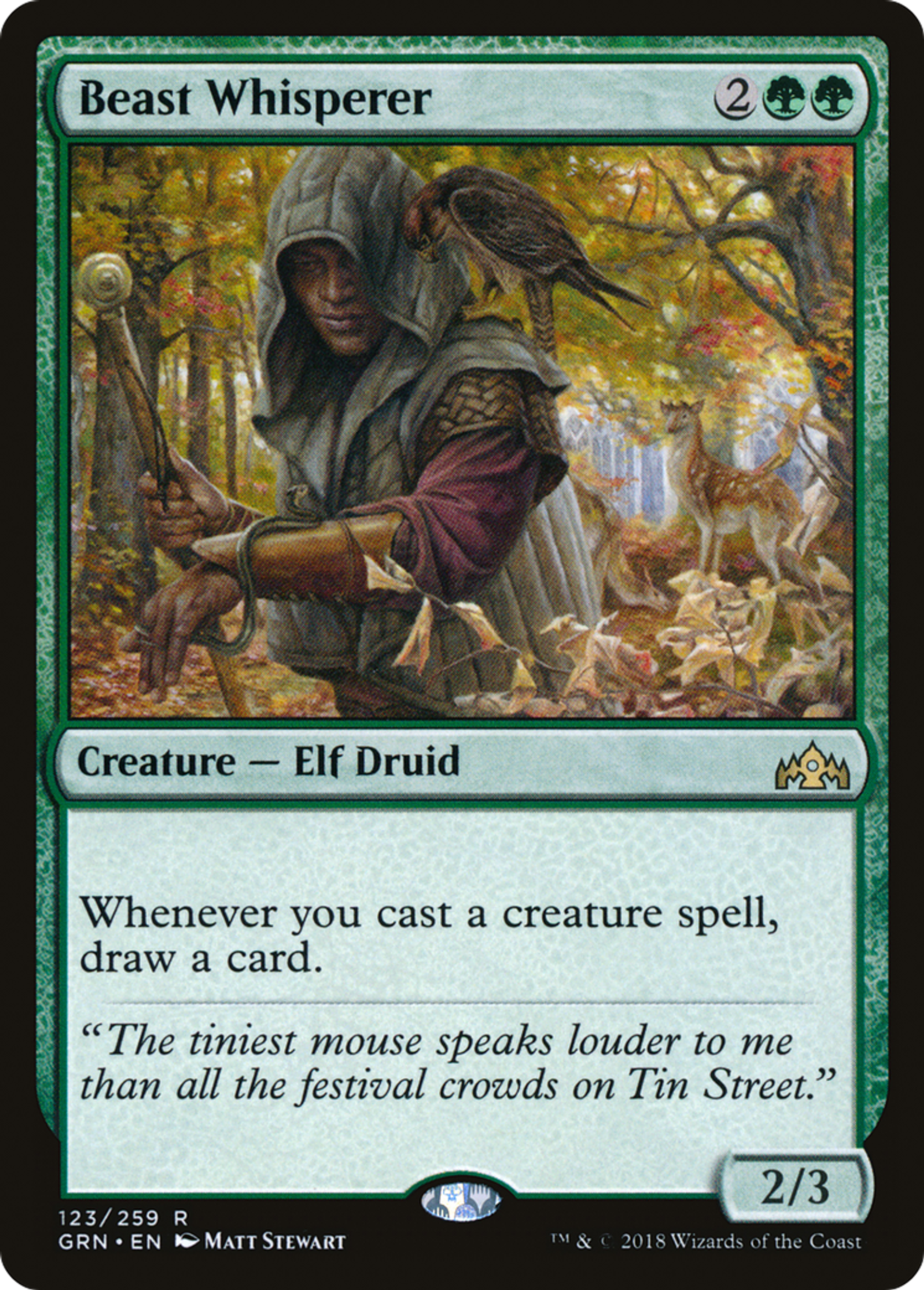 Chuchoteur de bête — Guilds of Ravnica — Magic: The Gathering