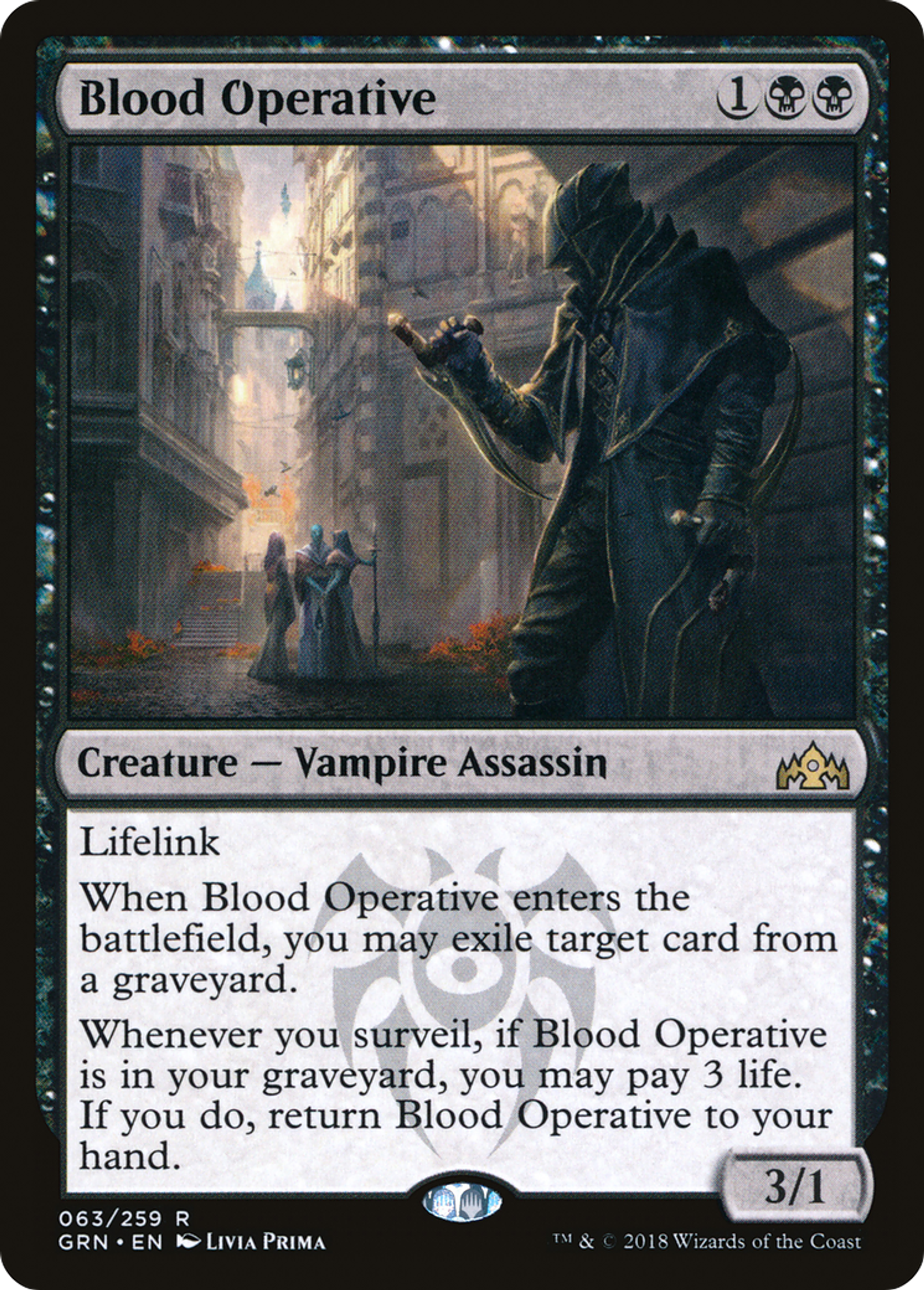 Blood Operative — Guilds of Ravnica — Magic: The Gathering