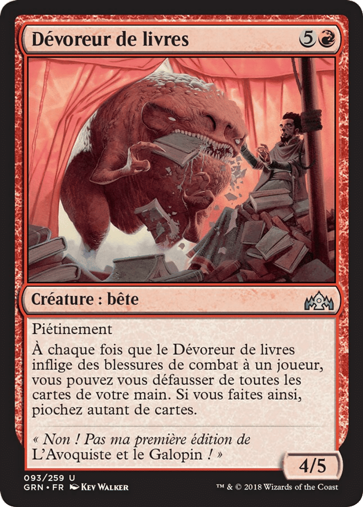Dévoreur de livres — Guilds of Ravnica — Magic: The Gathering