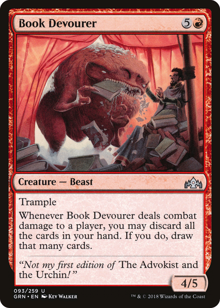 Book Devourer — Guilds of Ravnica — Magic: The Gathering
