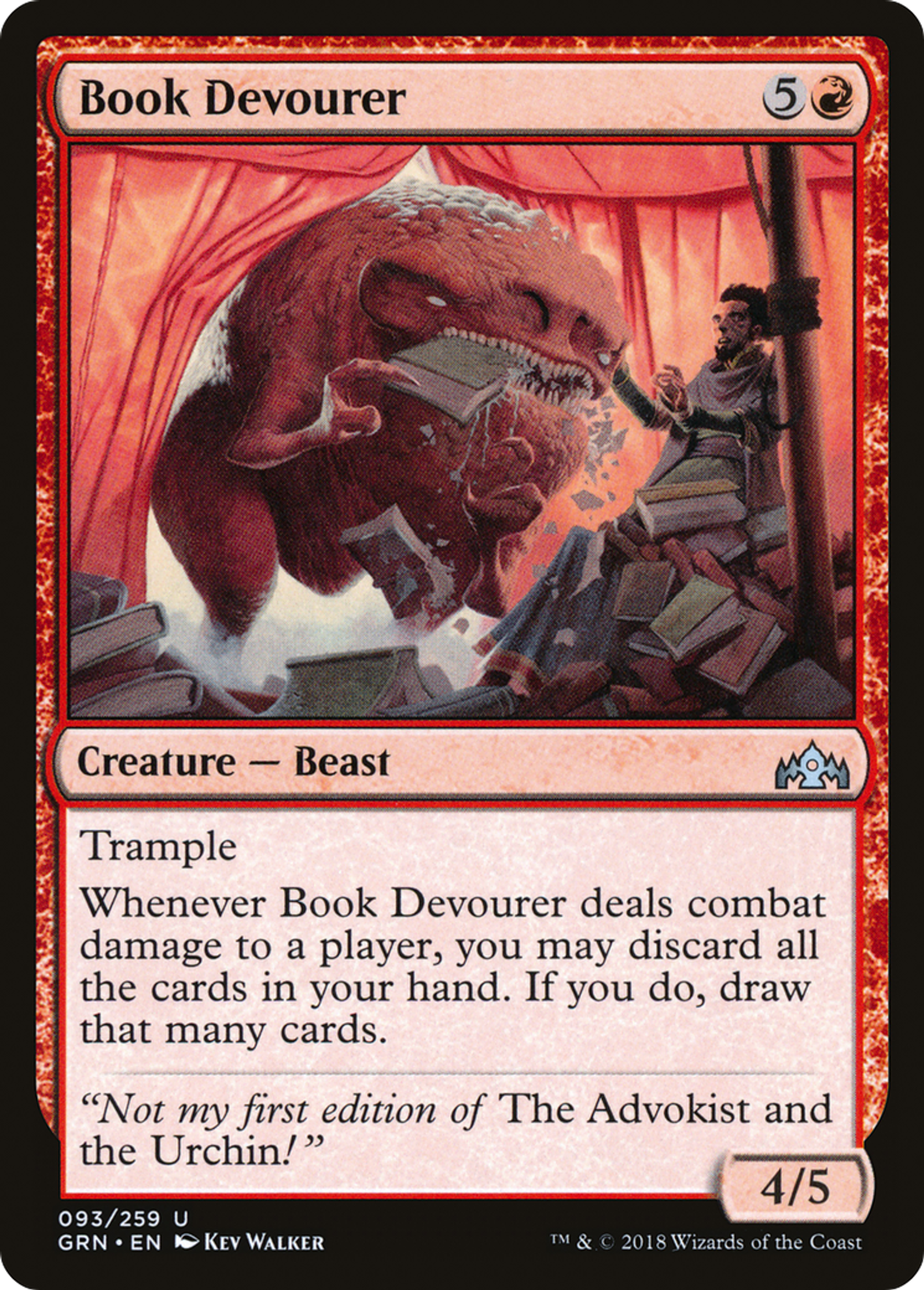 Dévoreur de livres — Guilds of Ravnica — Magic: The Gathering