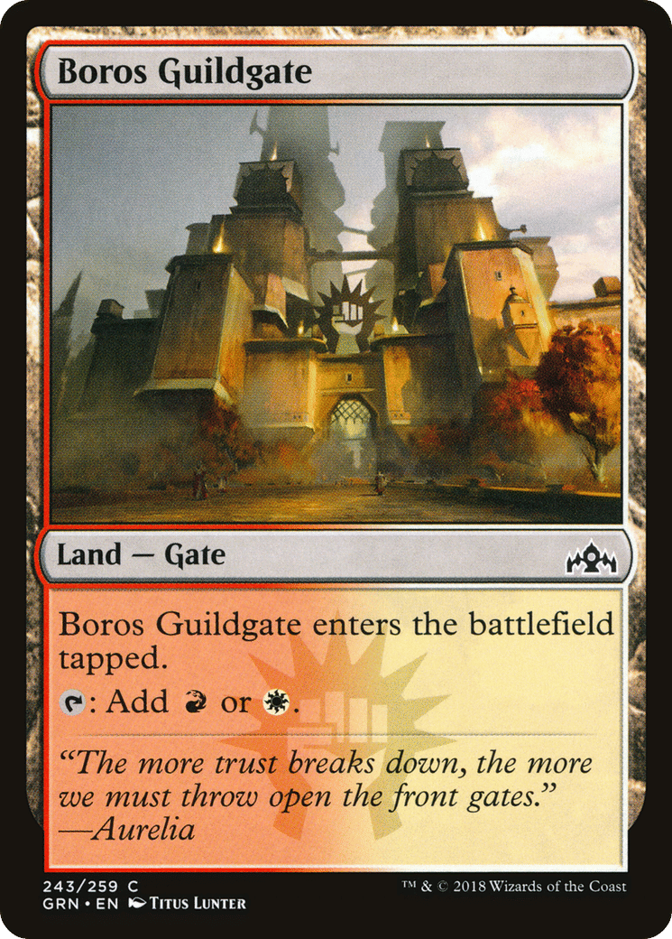 Boros Guildgate — Guilds of Ravnica — Magic: The Gathering