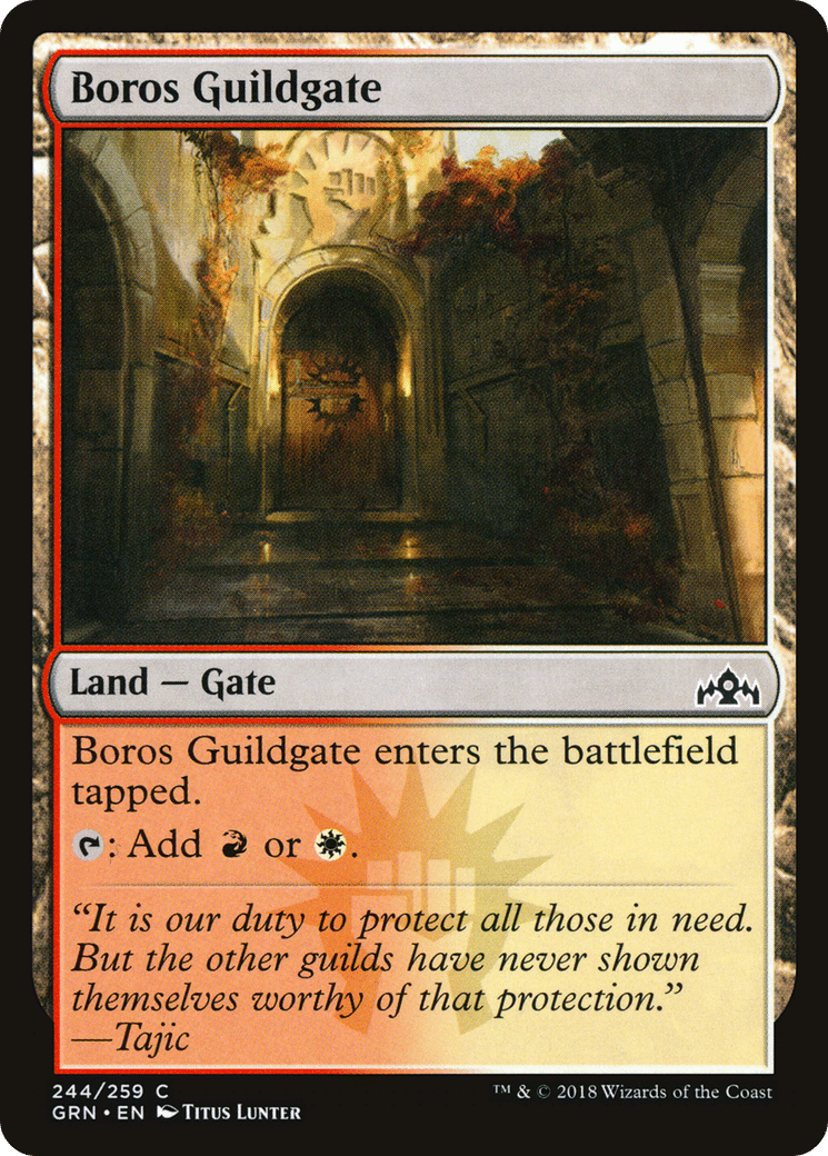 Boros Guildgate — Guilds of Ravnica — Magic: The Gathering