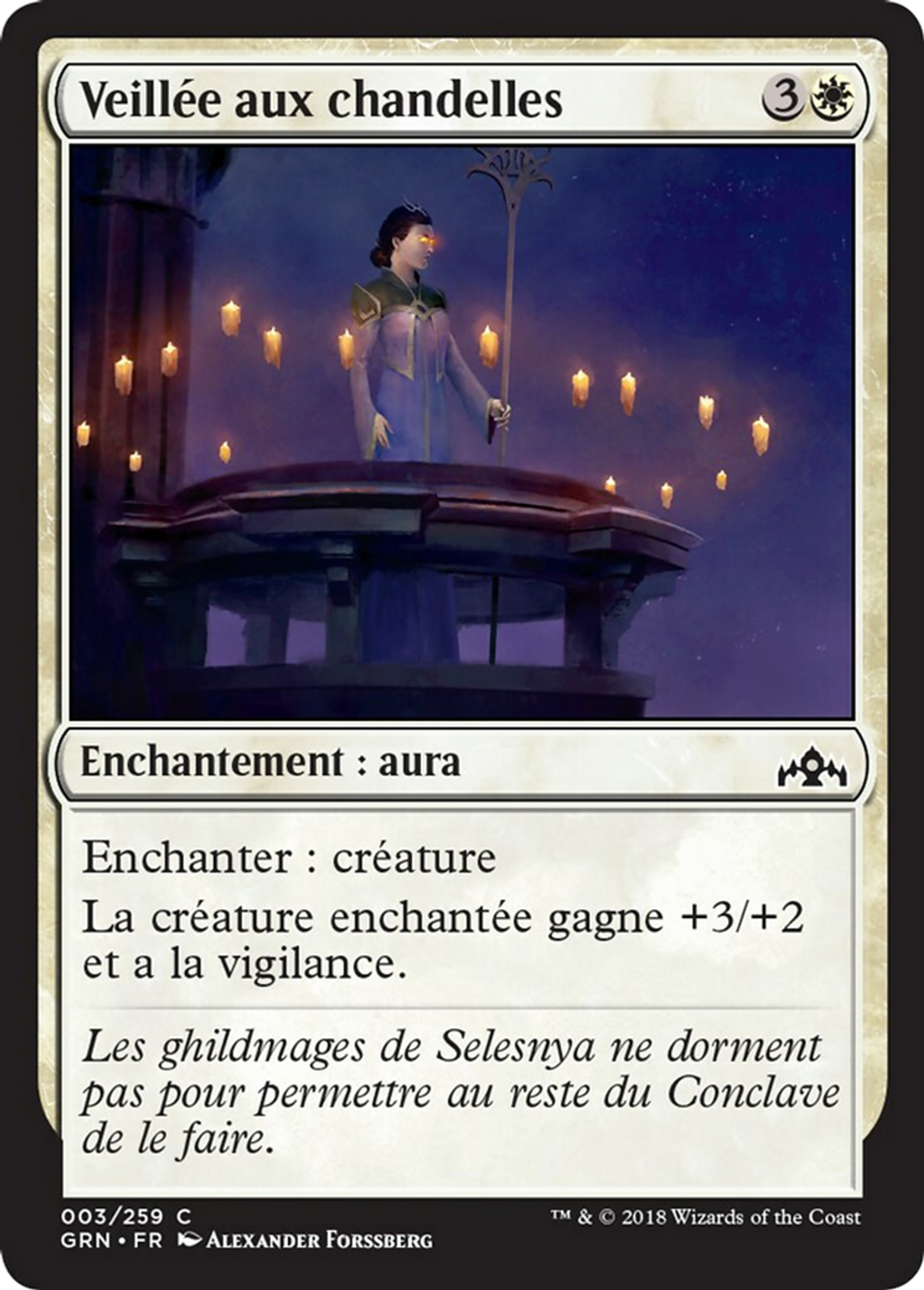 Veillée aux chandelles — Guilds of Ravnica — Magic: The Gathering