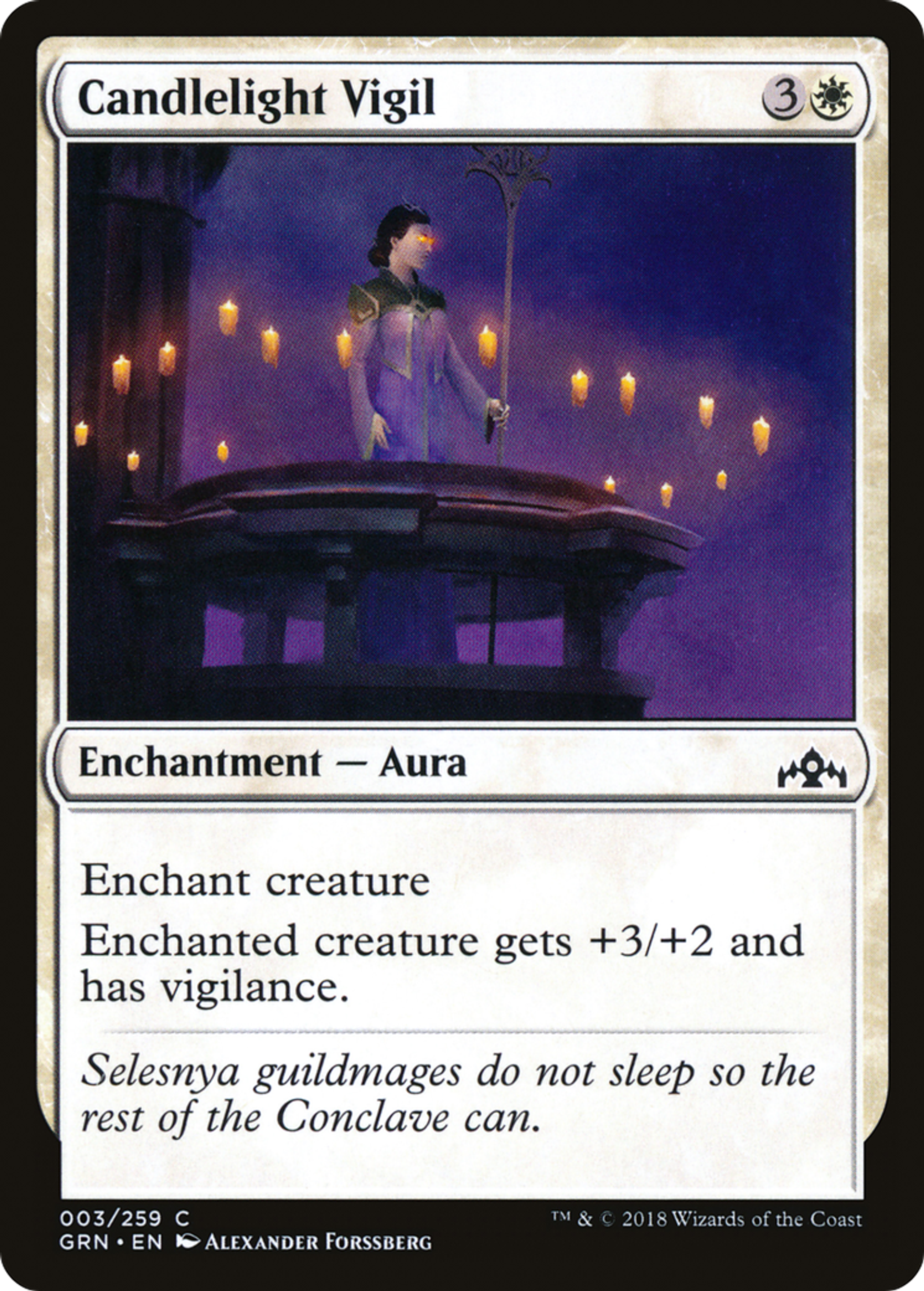 Candlelight Vigil — Guilds of Ravnica — Magic: The Gathering