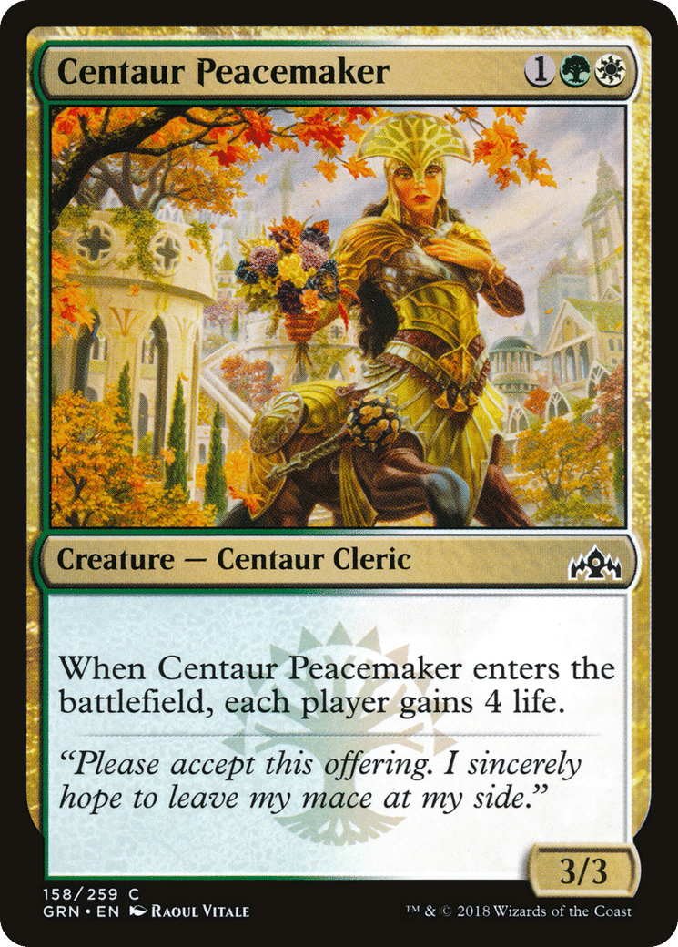 Centaur Peacemaker — Guilds of Ravnica — Magic: The Gathering