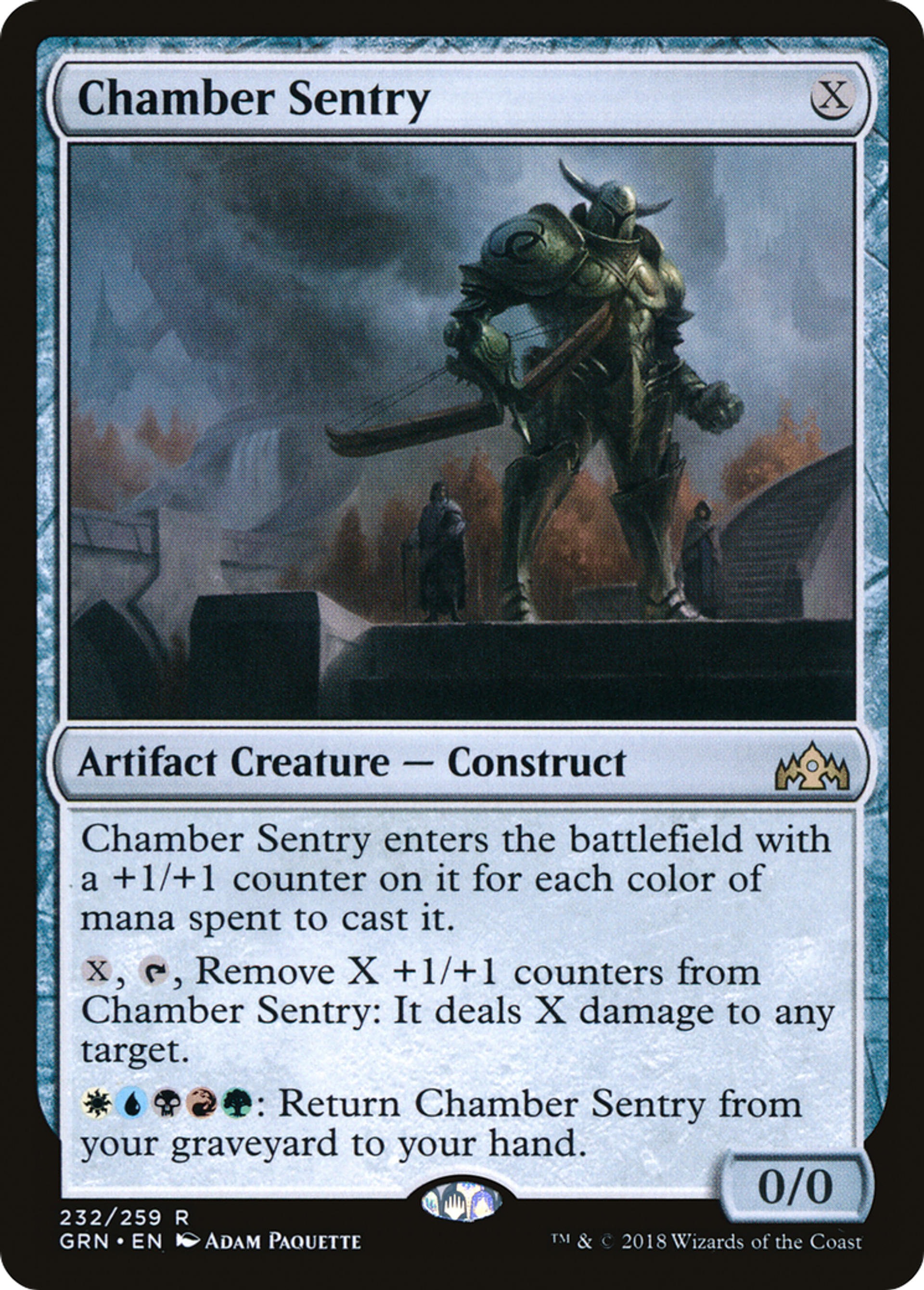 Chamber Sentry — Guilds of Ravnica — Magic: The Gathering