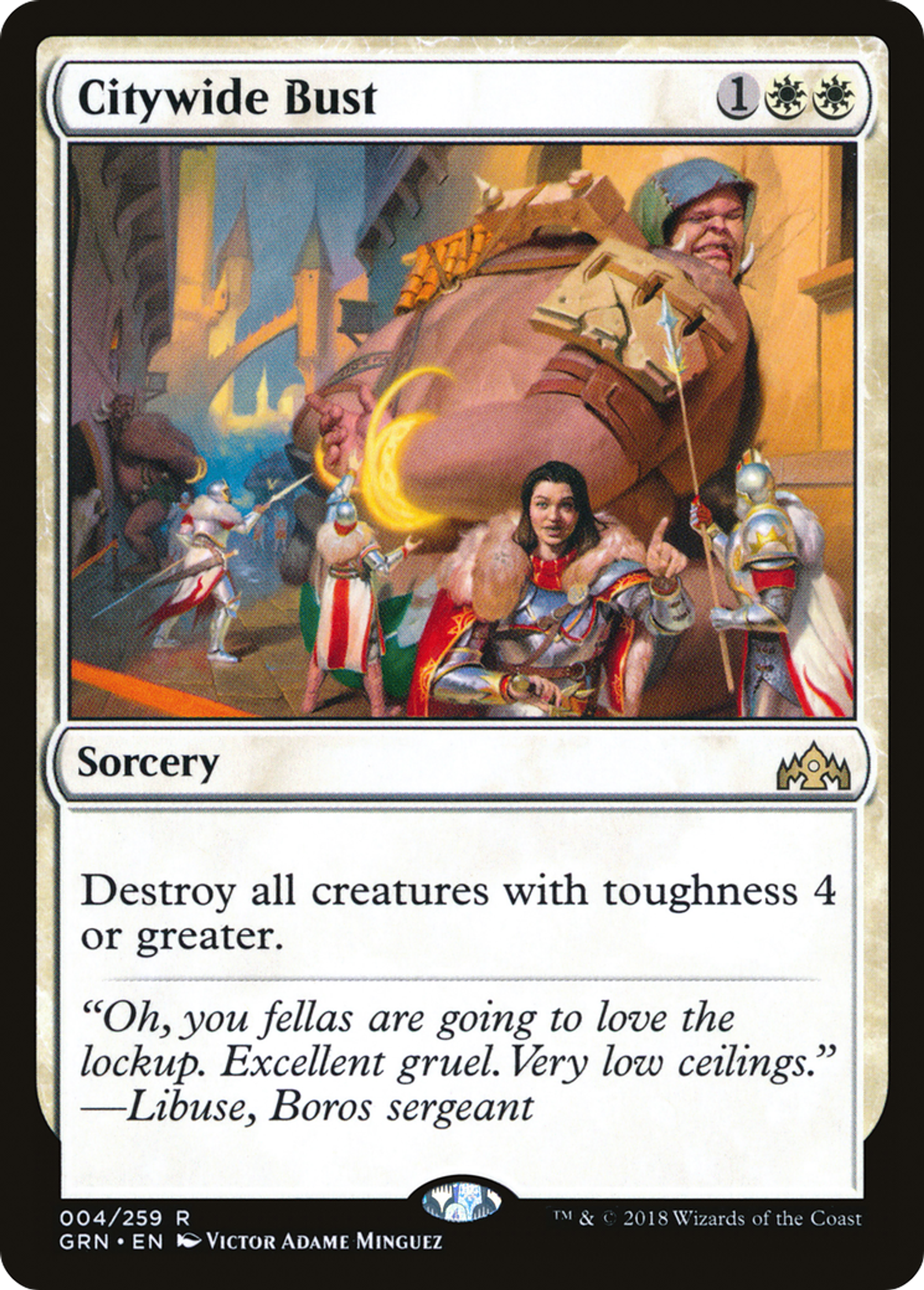 Coup de filet en ville — Guilds of Ravnica — Magic: The Gathering
